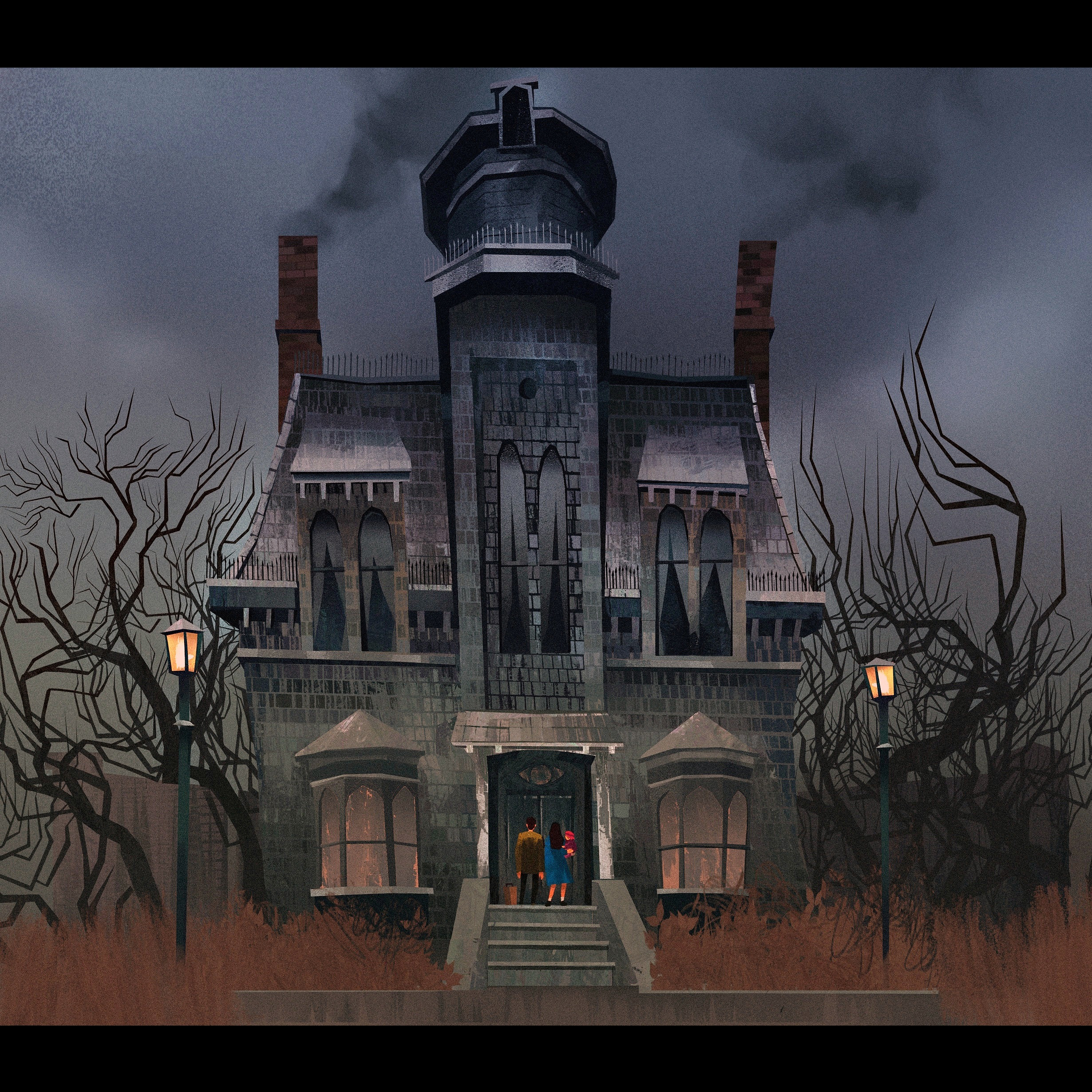 Иллюстрации по сериалу "A Series of Unfortunate Events" — Изображение №1 — Иллюстрация, Графика на Dprofile