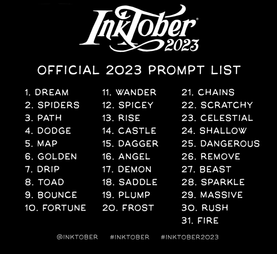 Inktober 2023 — Изображение №1 — Иллюстрация на Dprofile