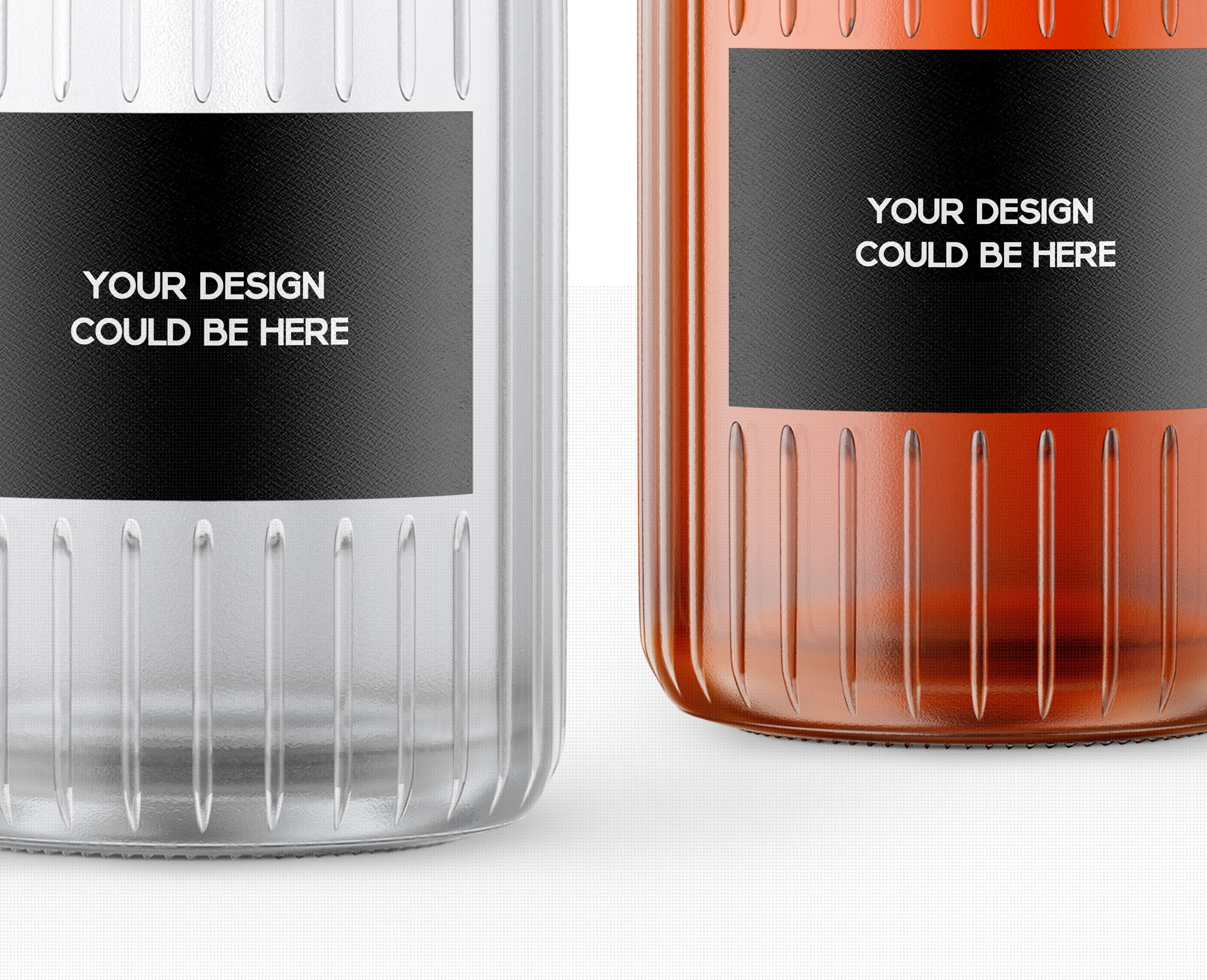 Alcohol Bottles with Glasses Set Mockup — Изображение №7 — Брендинг, 3D на Dprofile
