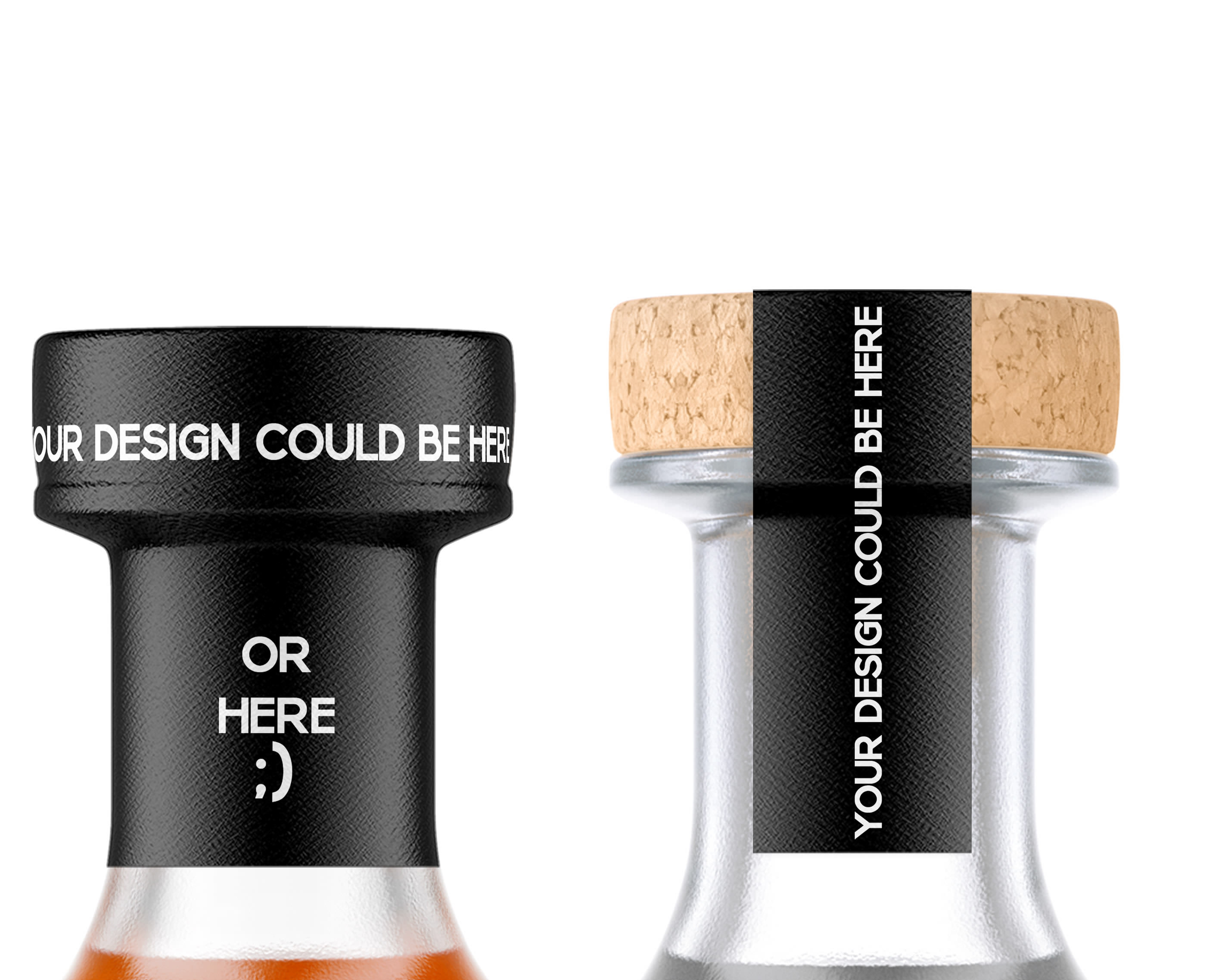 Alcohol Bottles with Glasses Set Mockup — Изображение №6 — Брендинг, 3D на Dprofile