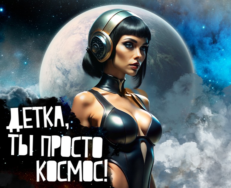 «Детка, ты просто космос!» в Meet.Point — Графика, Маркетинг на Dprofile