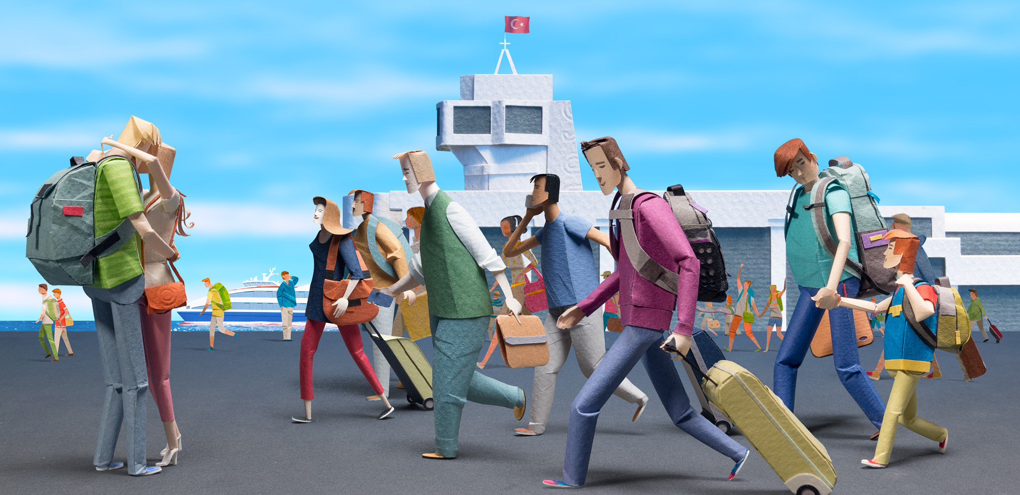 Стамбульские скоростные паромы — Изображение №6 — Иллюстрация на Dprofile