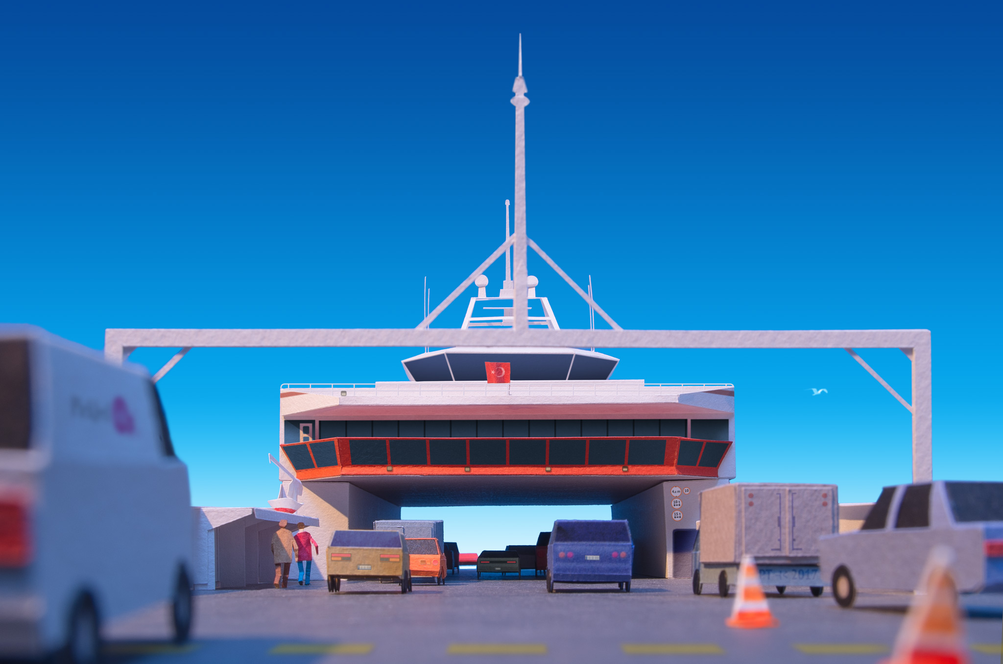 Стамбульские скоростные паромы — Изображение №9 — Иллюстрация на Dprofile