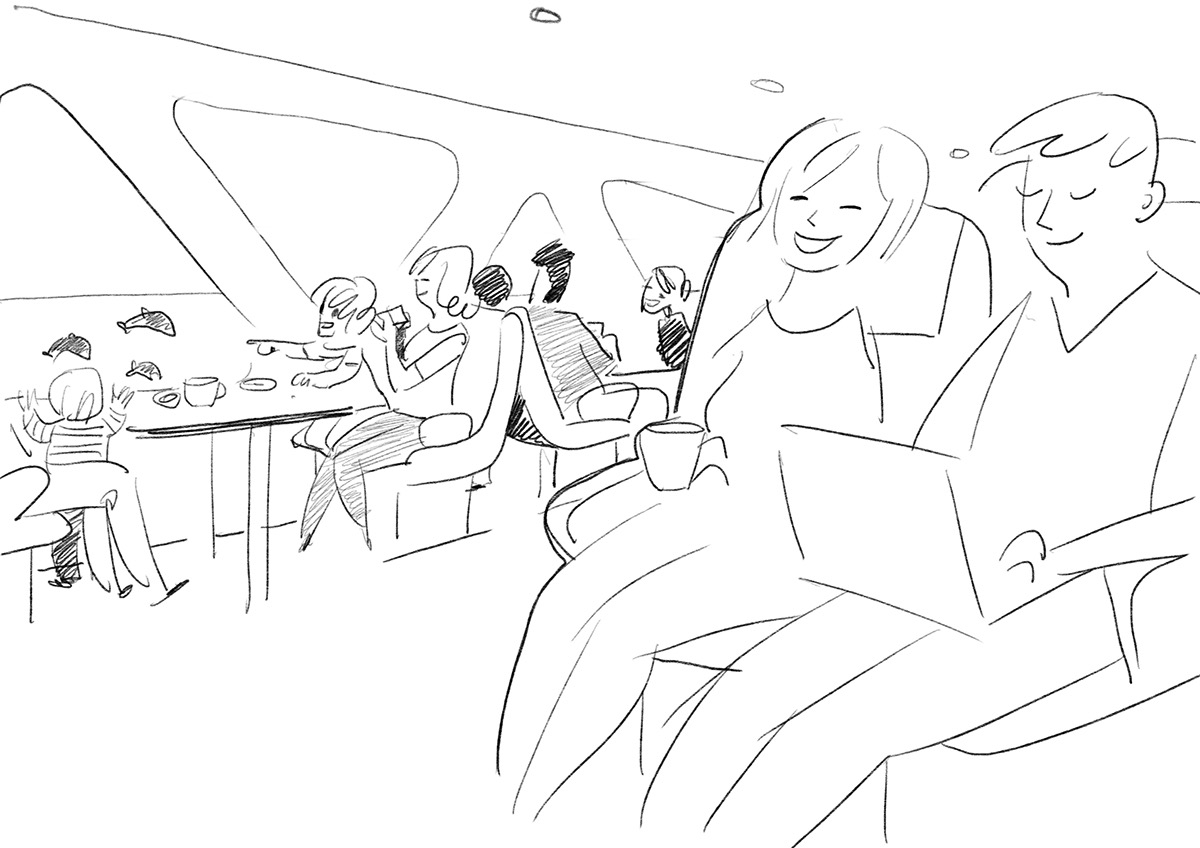 Стамбульские скоростные паромы — Изображение №28 — Иллюстрация на Dprofile