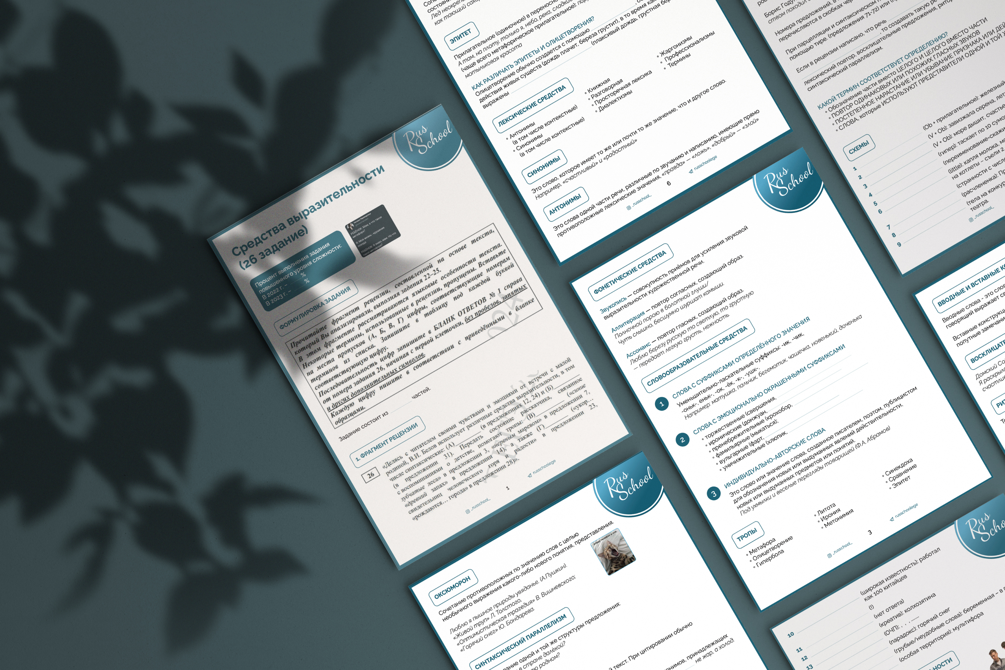 RusSchool — Изображение №1 — Брендинг, Графика на Dprofile