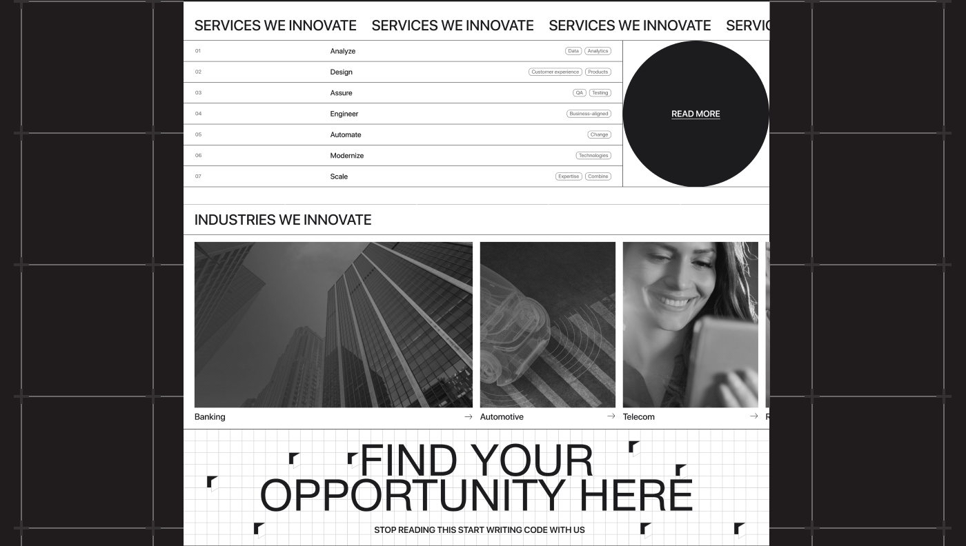 Luxoft | Corporate redesign — Изображение №5 — Интерфейсы, Анимация на Dprofile