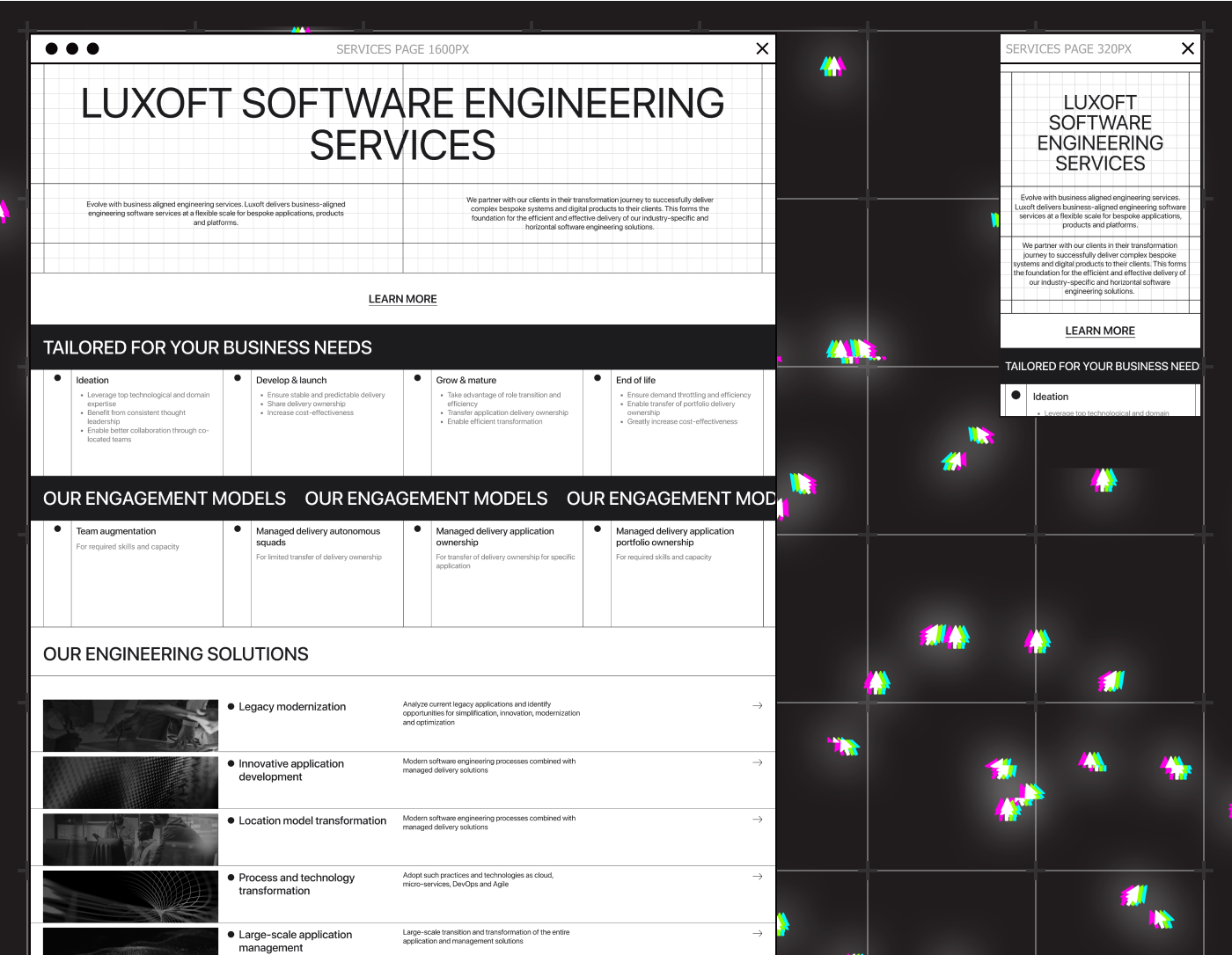 Luxoft | Corporate redesign — Изображение №17 — Интерфейсы, Анимация на Dprofile