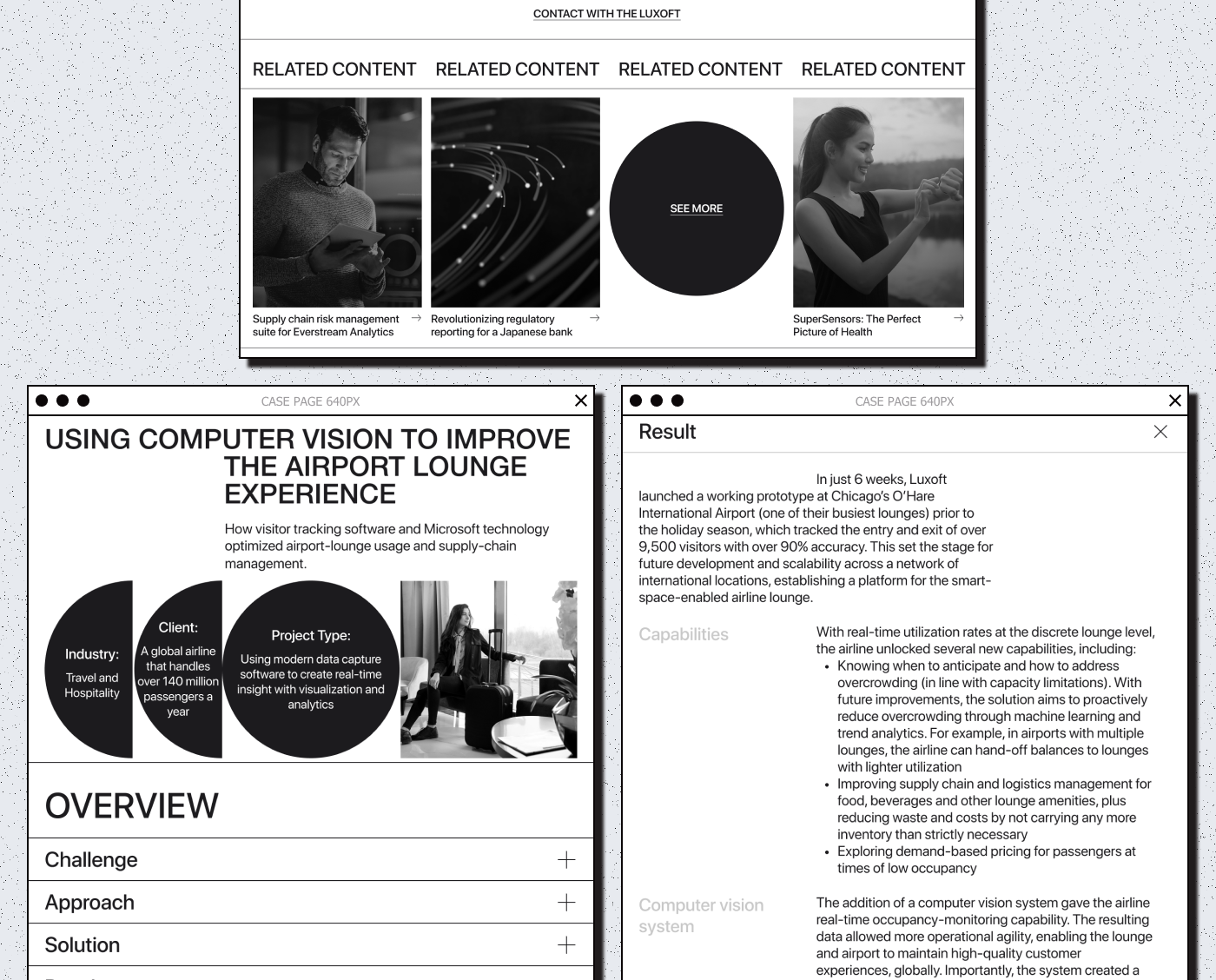 Luxoft | Corporate redesign — Изображение №14 — Интерфейсы, Анимация на Dprofile