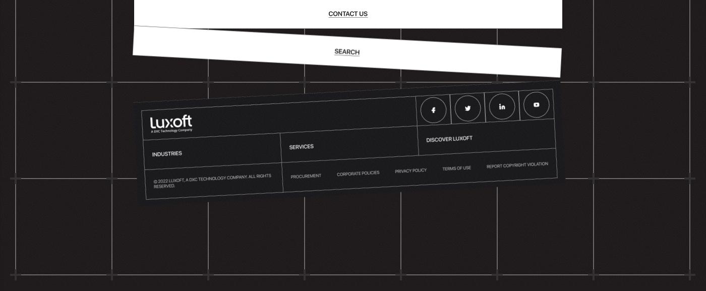 Luxoft | Corporate redesign — Изображение №6 — Интерфейсы, Анимация на Dprofile