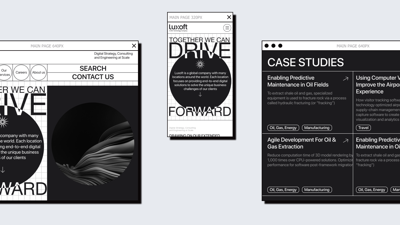 Luxoft | Corporate redesign — Изображение №9 — Интерфейсы, Анимация на Dprofile