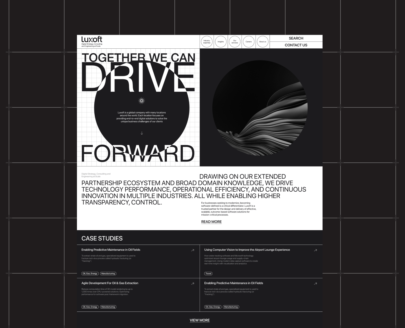 Luxoft | Corporate redesign — Изображение №4 — Интерфейсы, Анимация на Dprofile