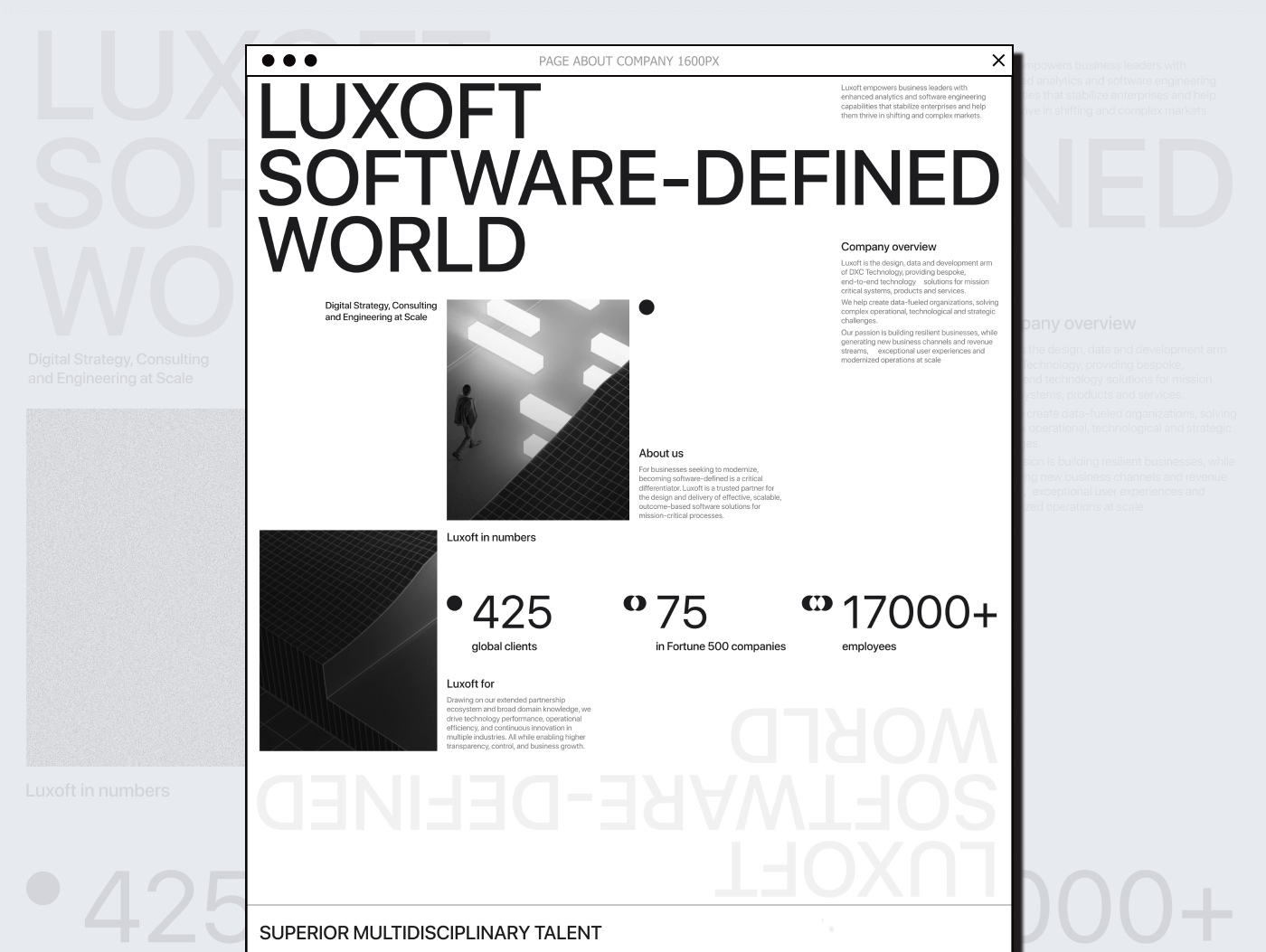 Luxoft | Corporate redesign — Изображение №20 — Интерфейсы, Анимация на Dprofile