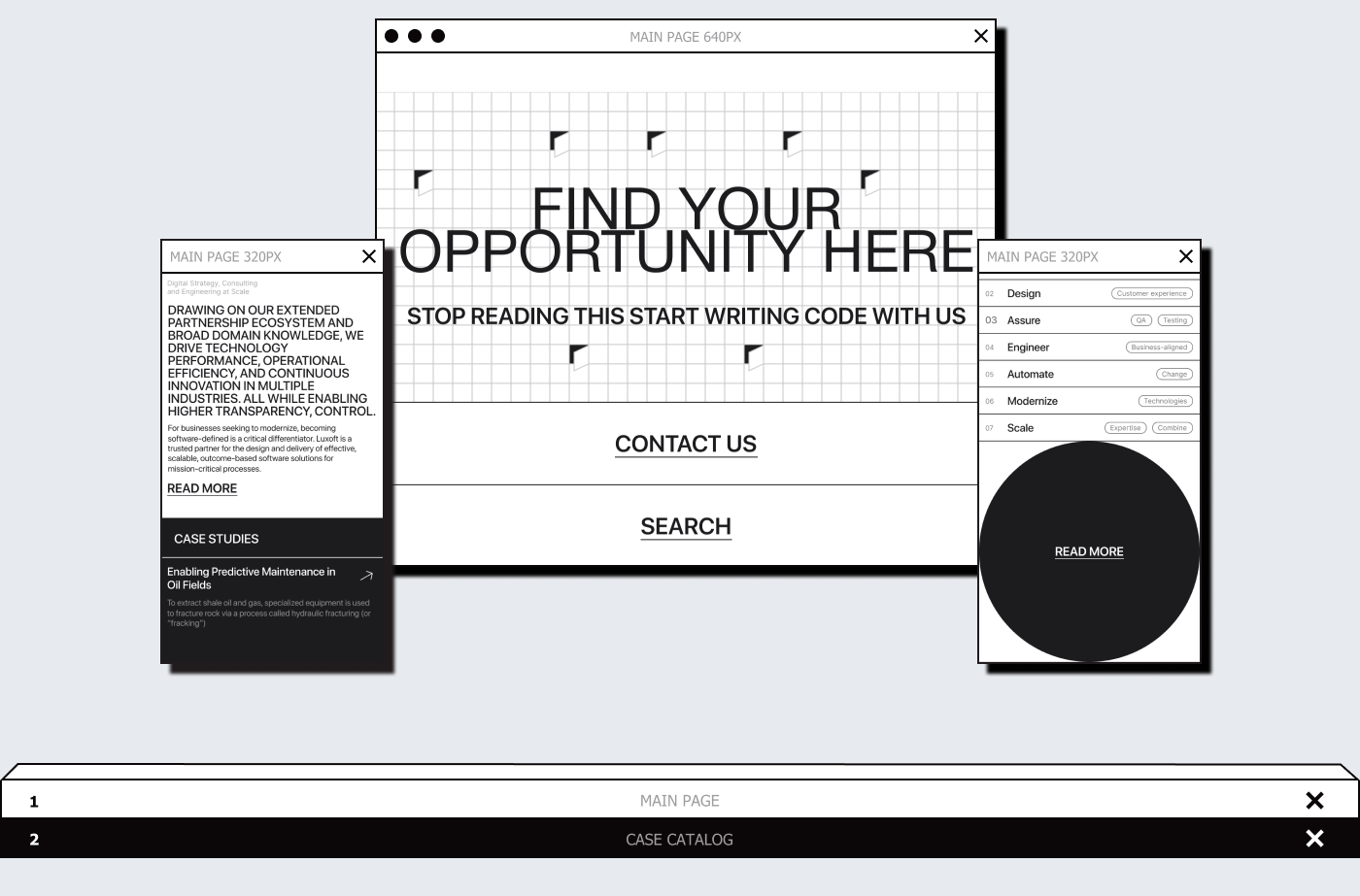 Luxoft | Corporate redesign — Изображение №10 — Интерфейсы, Анимация на Dprofile