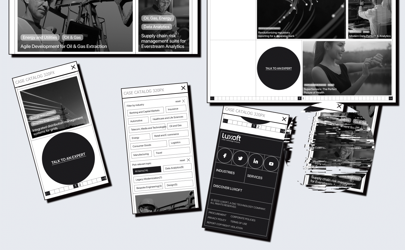 Luxoft | Corporate redesign — Изображение №12 — Интерфейсы, Анимация на Dprofile