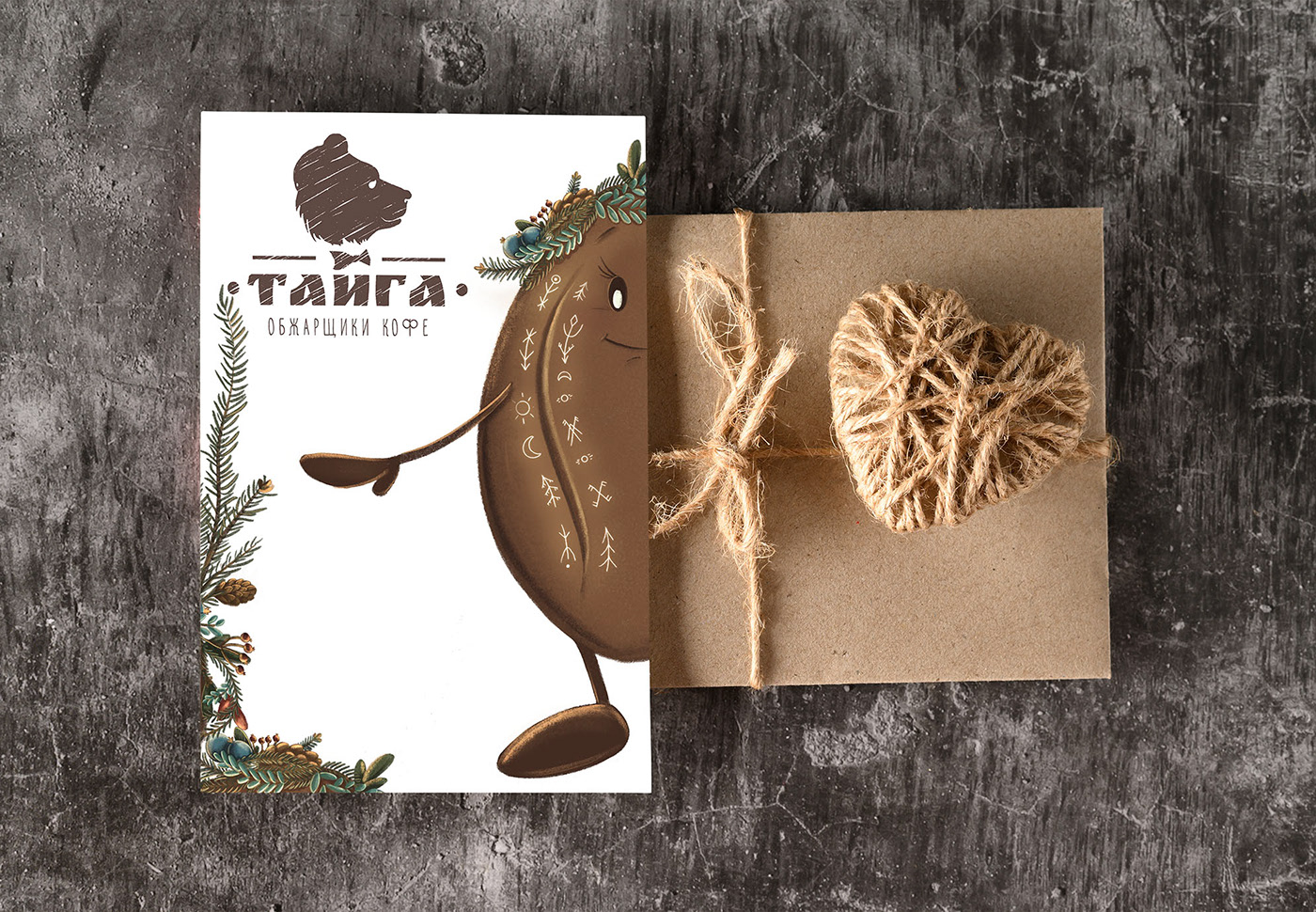 Бренд-персонаж для сети кофеен "Тайга" — Изображение №7 — Брендинг, Иллюстрация на Dprofile