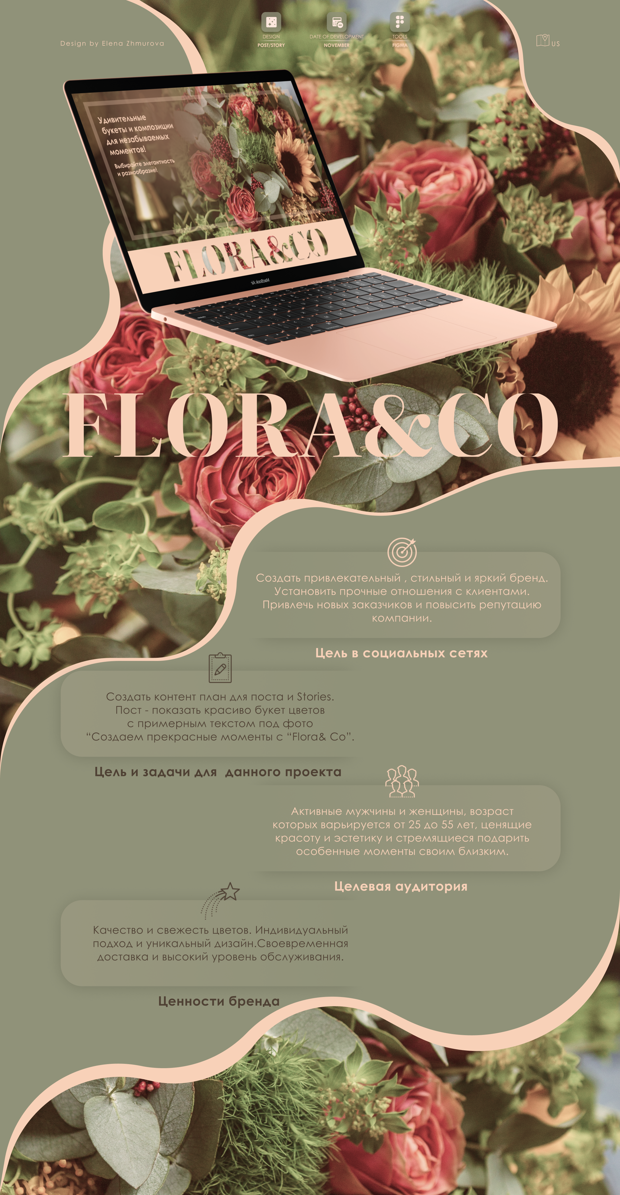 POST/STORY for "Flora&Co." — Изображение №1 — Брендинг на Dprofile