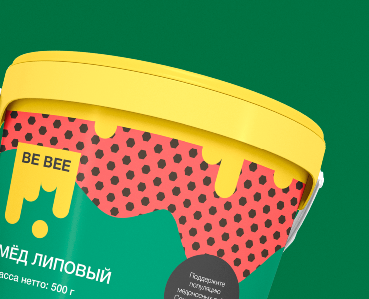 Упаковка мёда BE BEE — Брендинг на Dprofile
