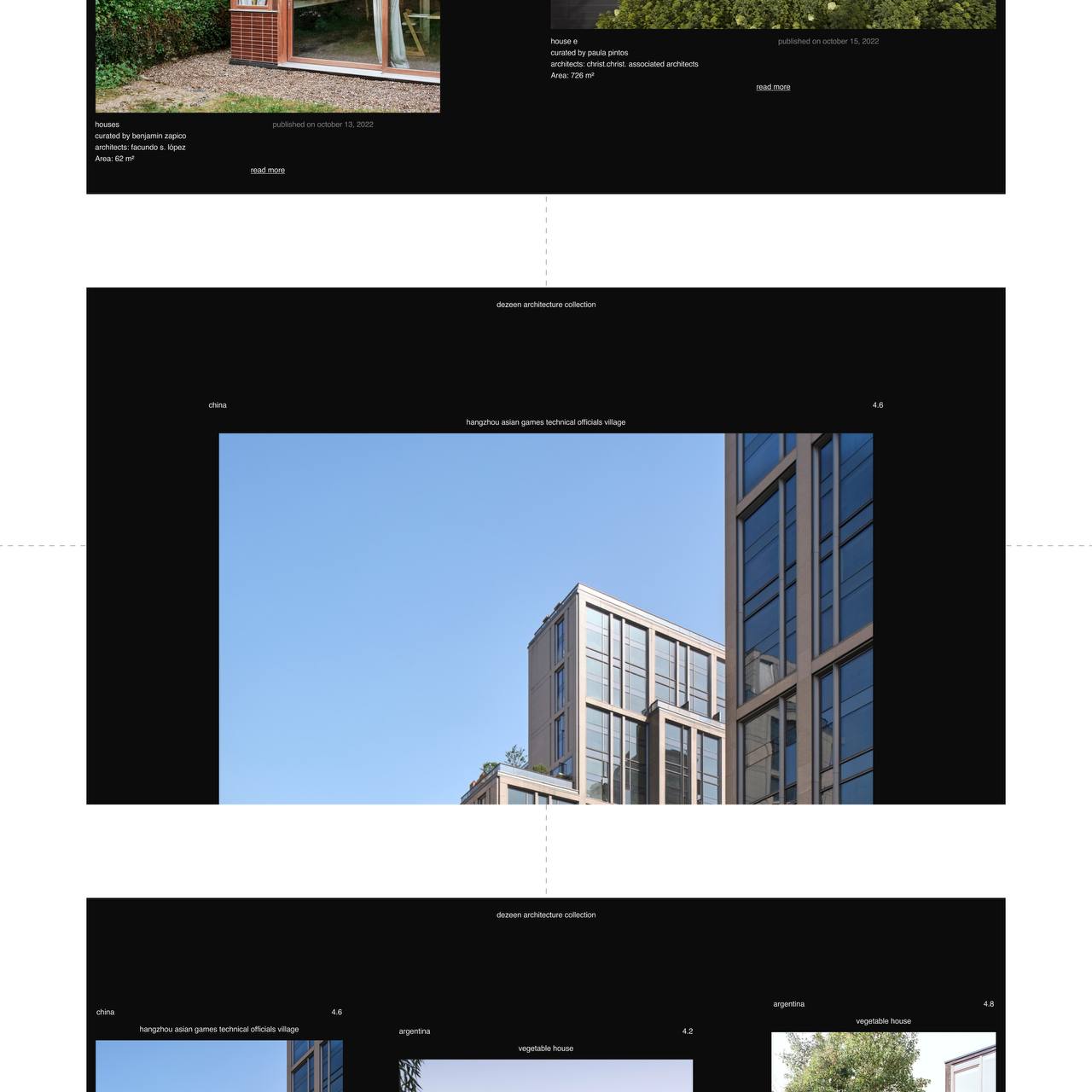 DeZeen Architecture Collection — Изображение №16 — Интерфейсы на Dprofile