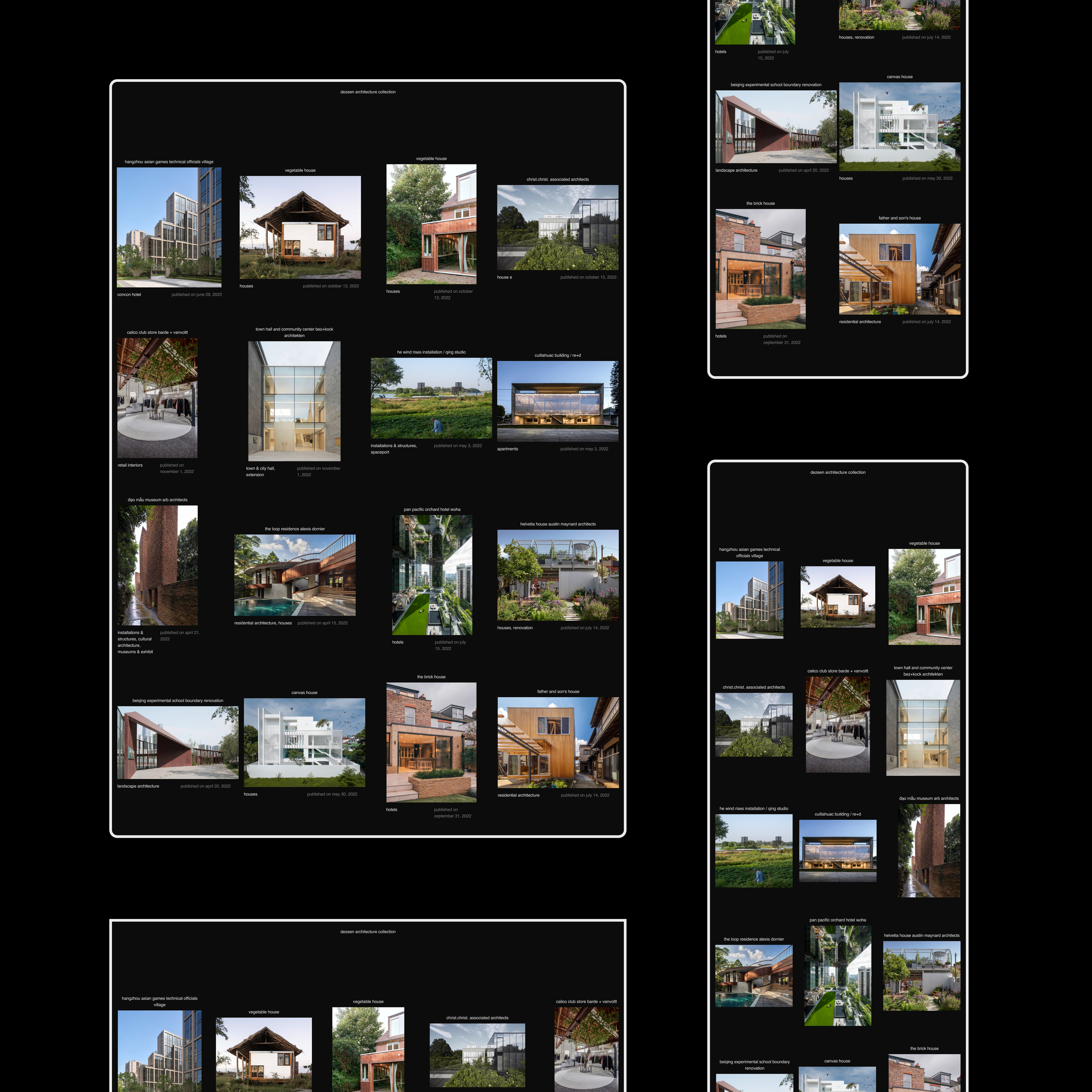 DeZeen Architecture Collection — Изображение №10 — Интерфейсы на Dprofile