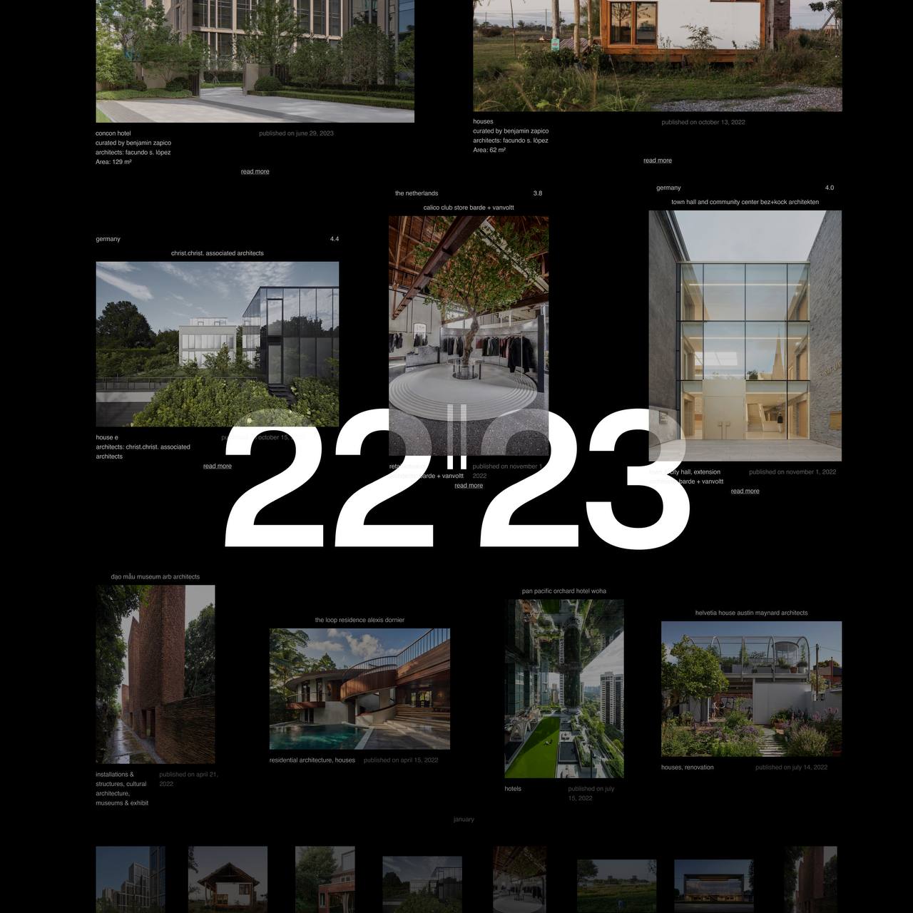 DeZeen Architecture Collection — Изображение №1 — Интерфейсы на Dprofile