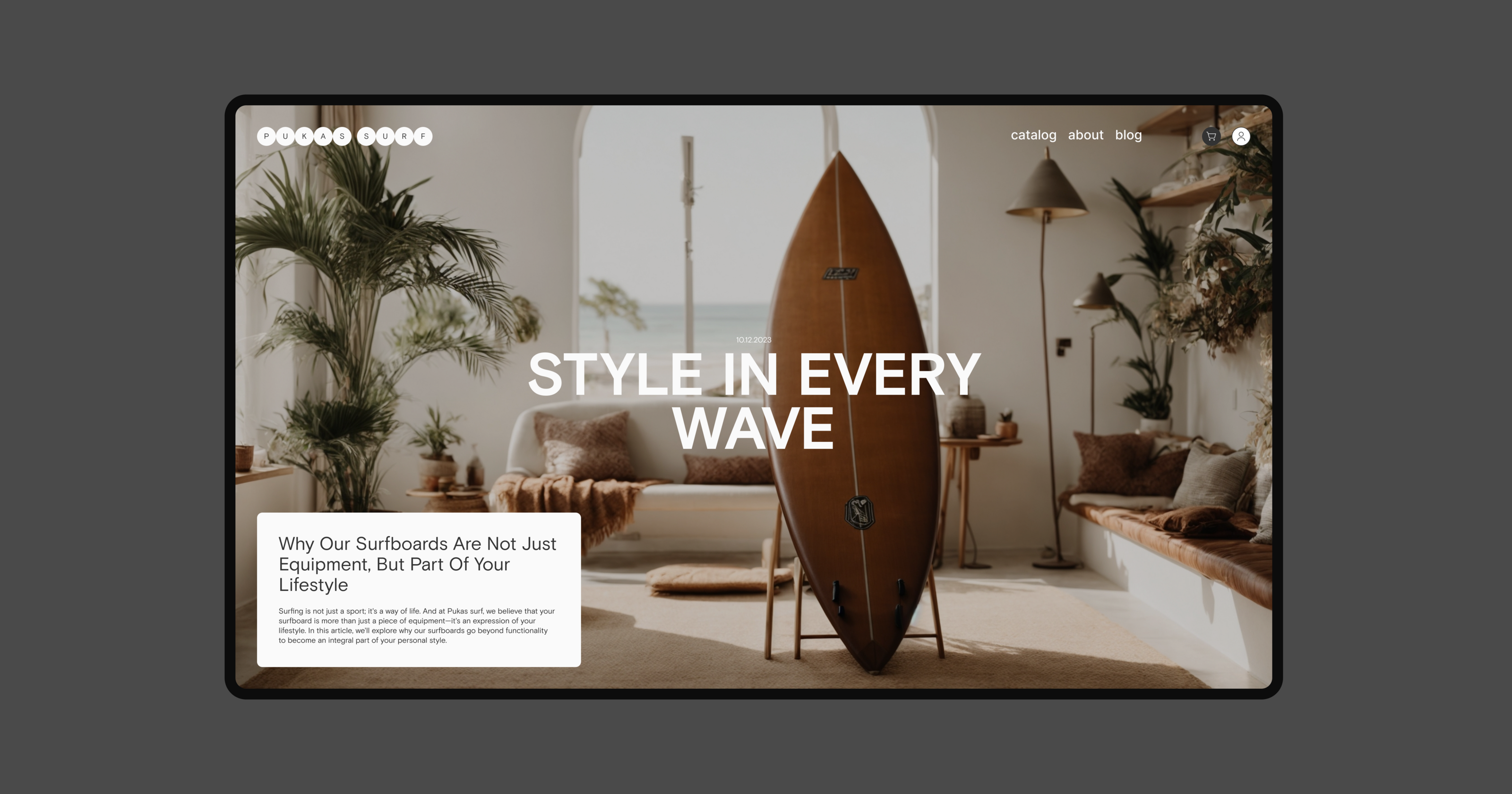 Pukas surf — Изображение №12 — Интерфейсы на Dprofile