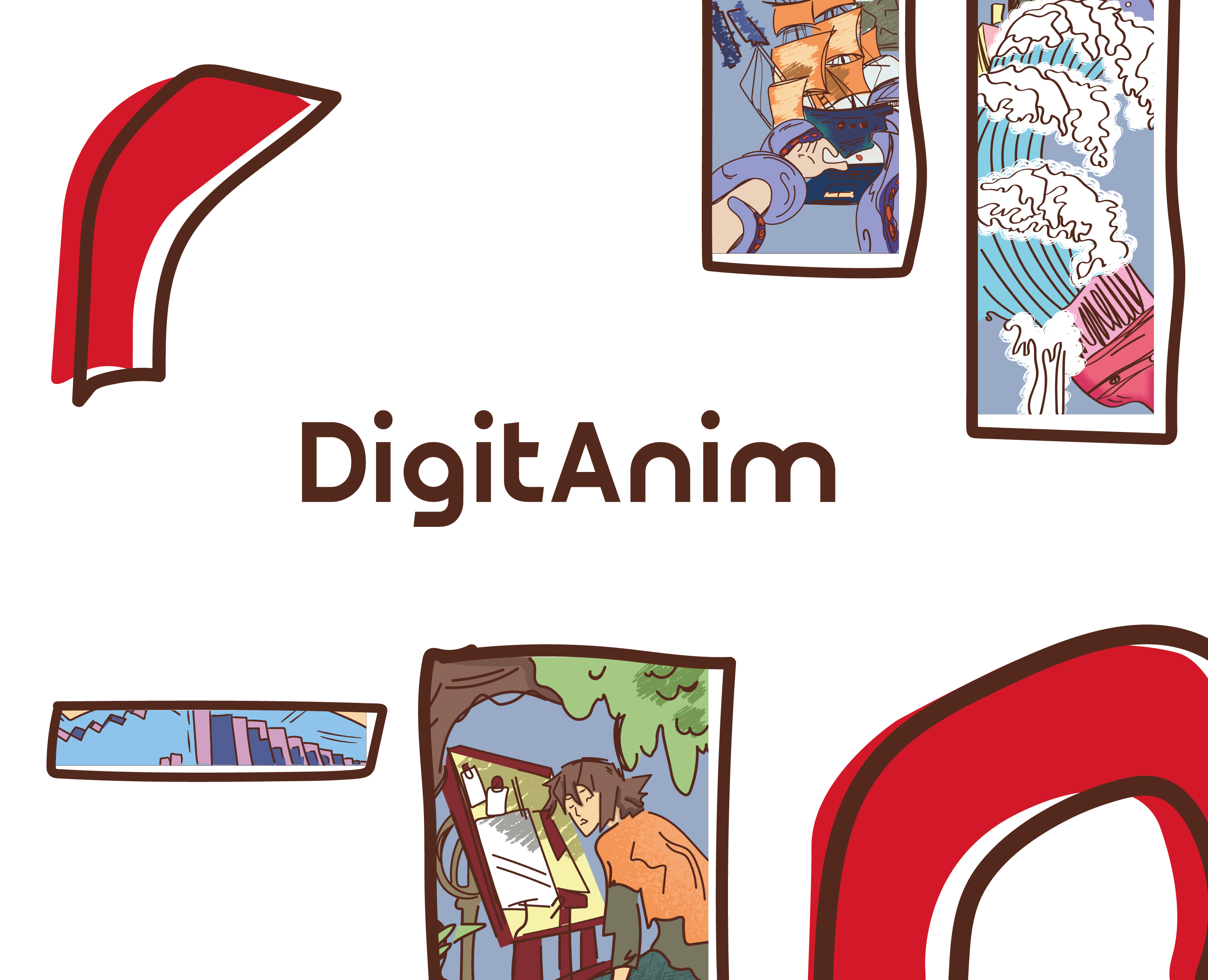 Digital  illustration — Иллюстрация, Анимация на Dprofile