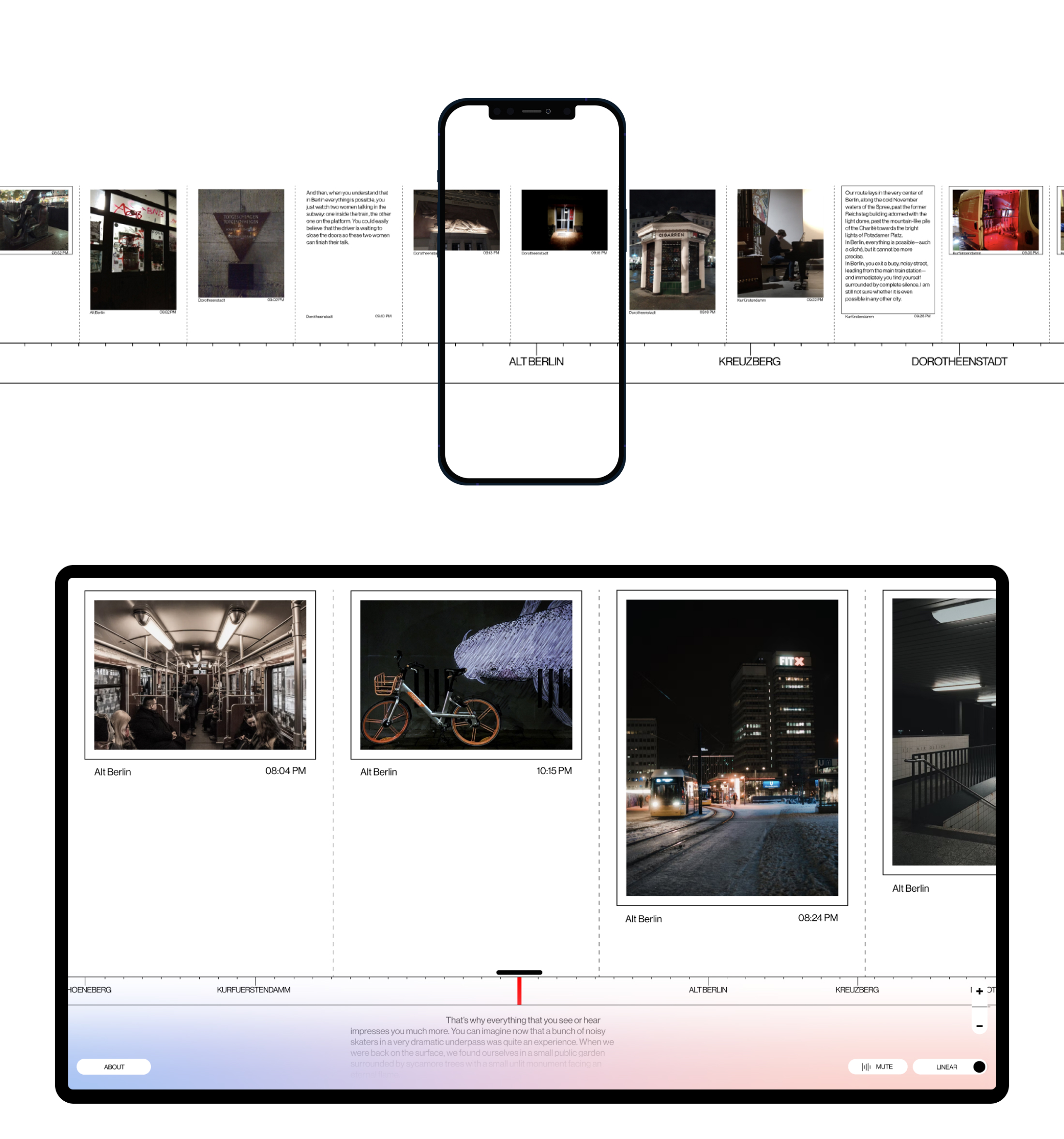Dérive in Berlin - Website redesign — Изображение №10 — Интерфейсы на Dprofile