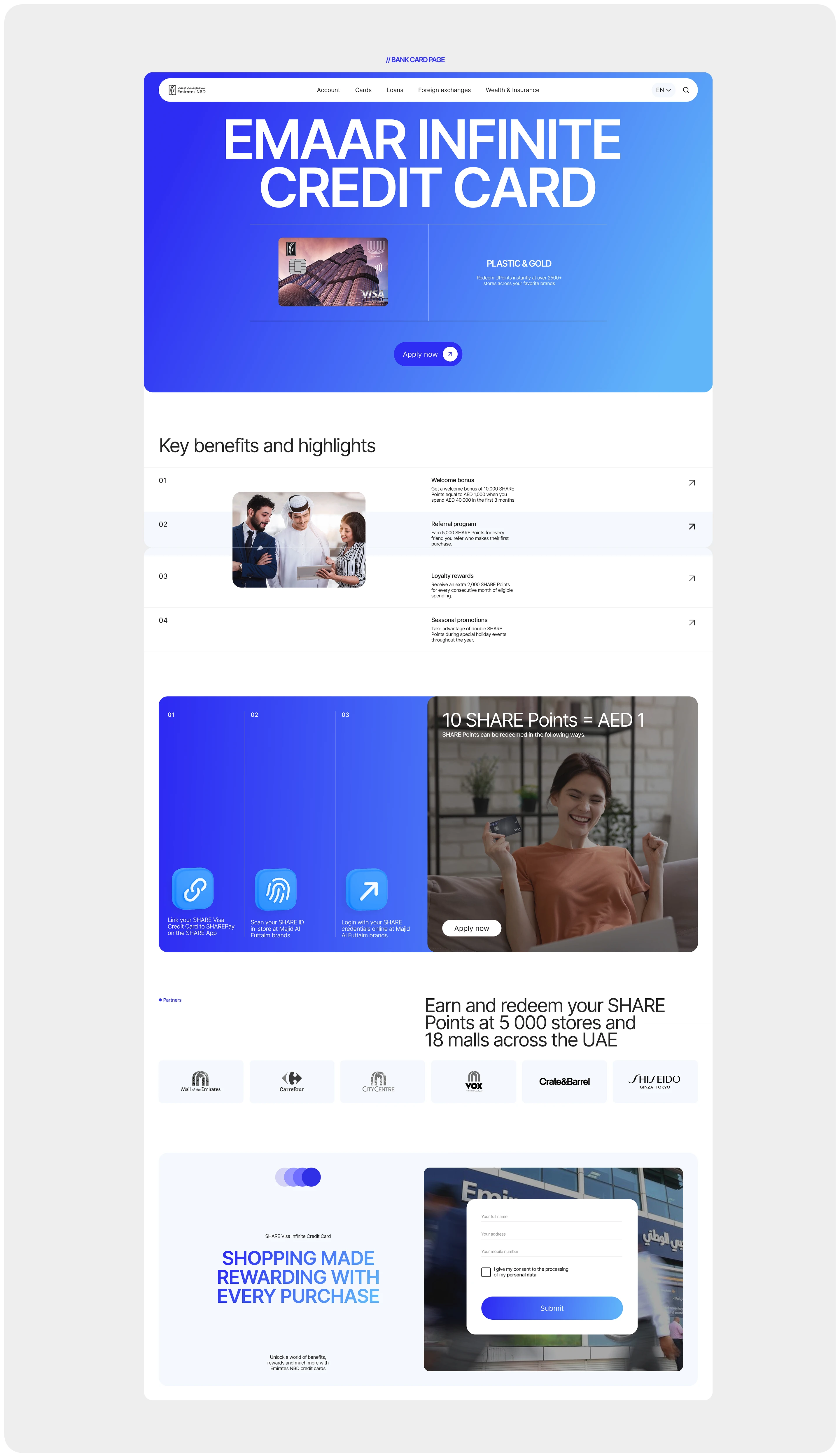 NBD BANK EMIRATES | CORPORATE WEBSITE — Изображение №9 — Интерфейсы, Графика на Dprofile