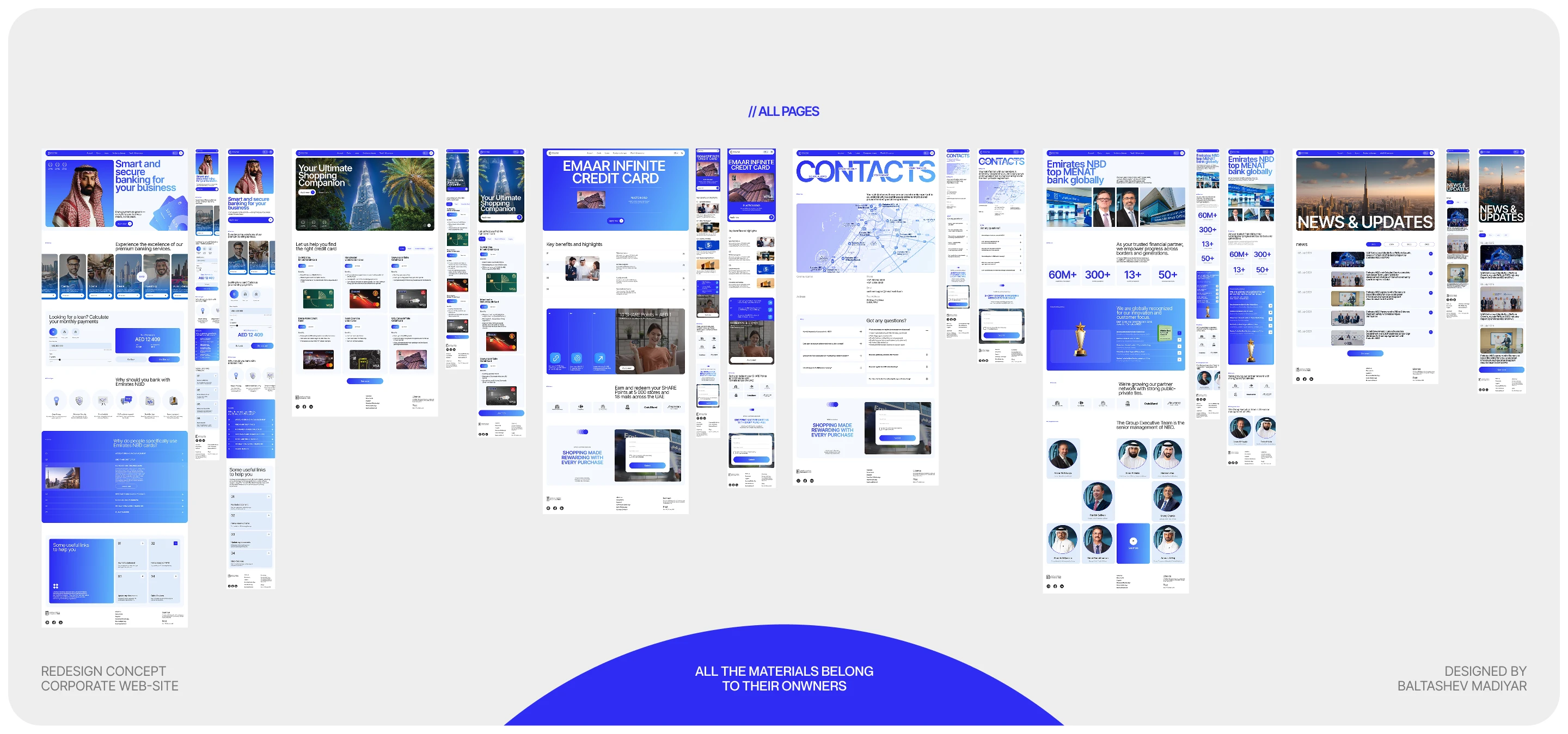 NBD BANK EMIRATES | CORPORATE WEBSITE — Изображение №17 — Интерфейсы, Графика на Dprofile