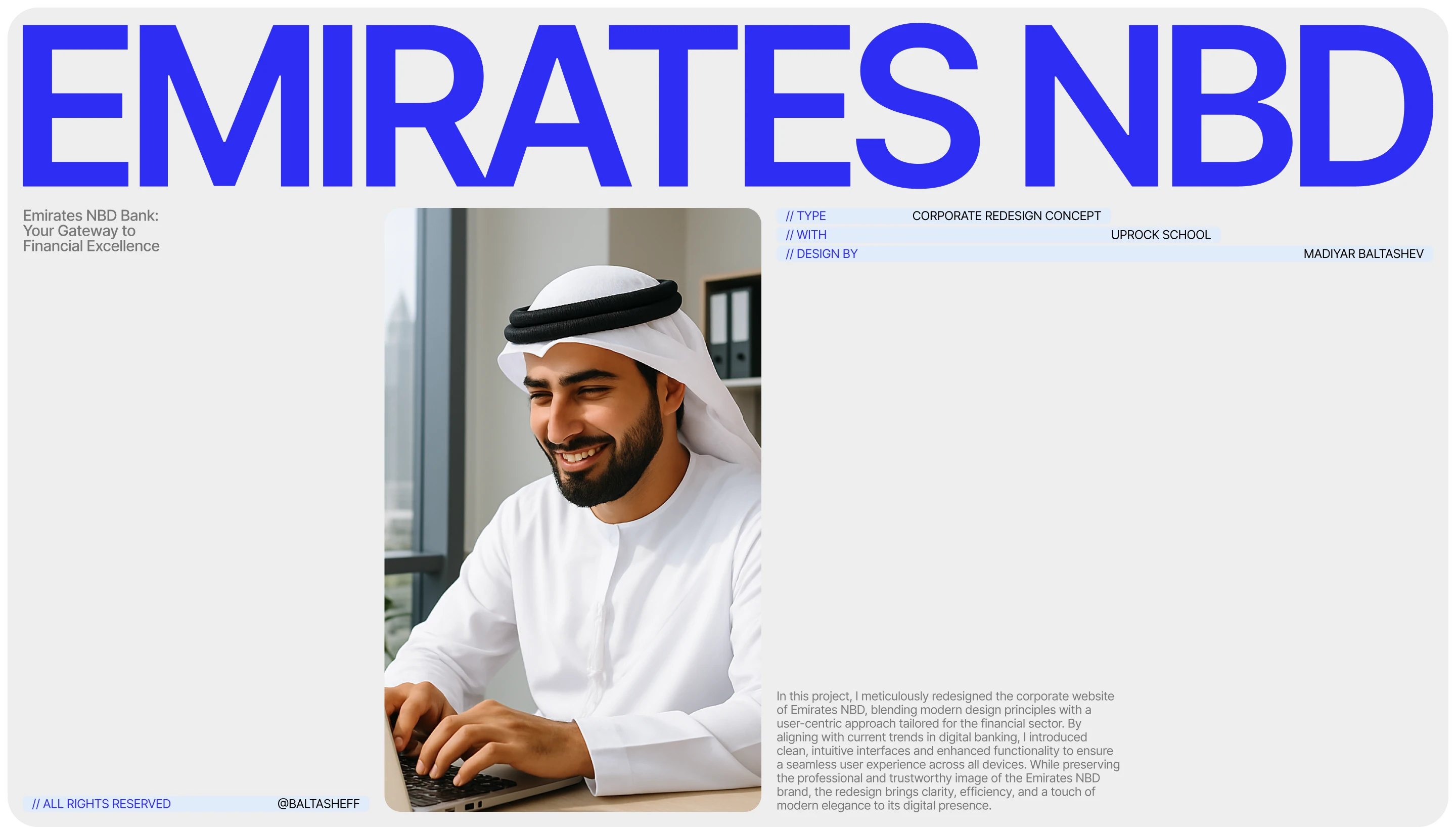 NBD BANK EMIRATES | CORPORATE WEBSITE — Изображение №1 — Интерфейсы, Графика на Dprofile