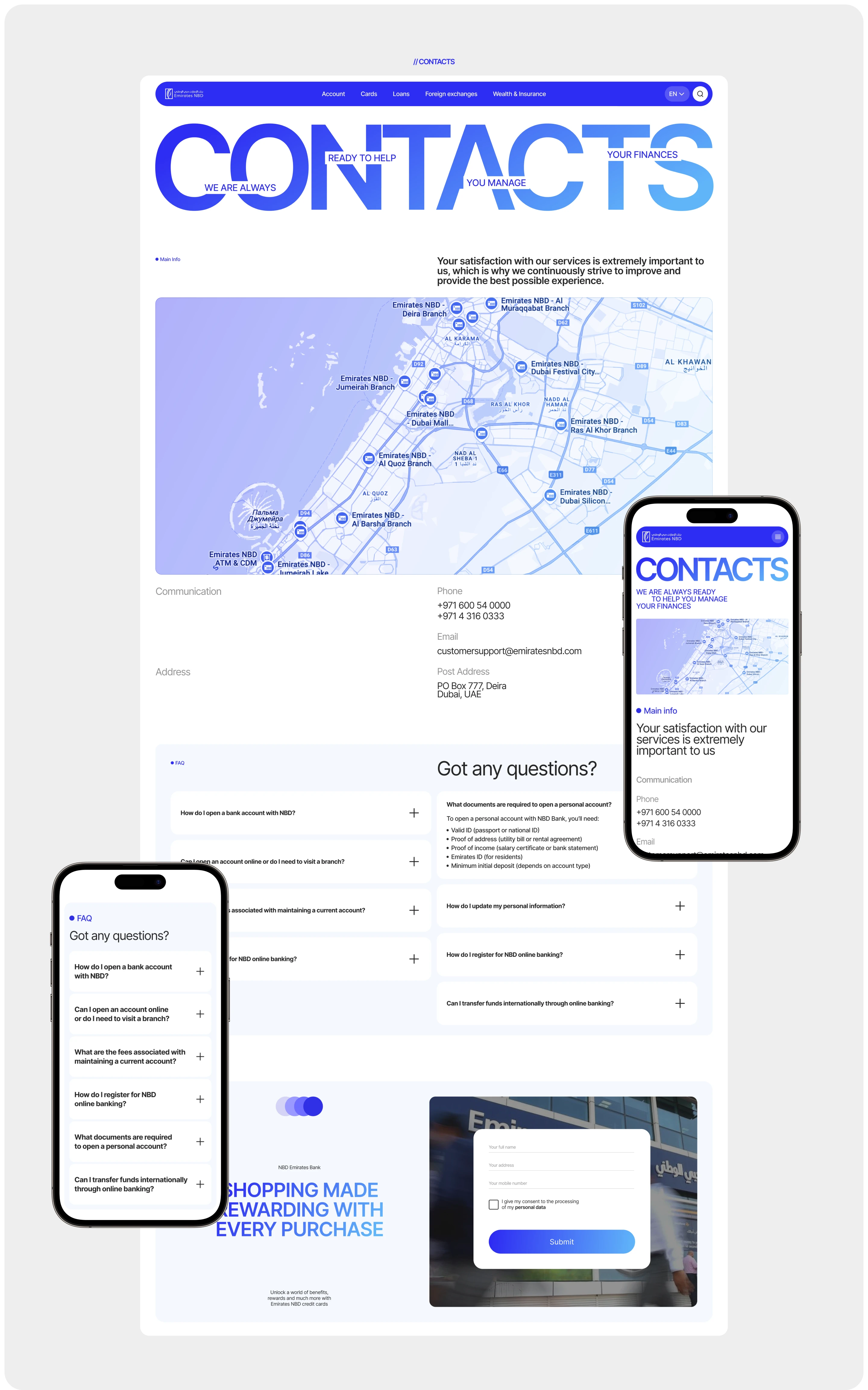 NBD BANK EMIRATES | CORPORATE WEBSITE — Изображение №11 — Интерфейсы, Графика на Dprofile