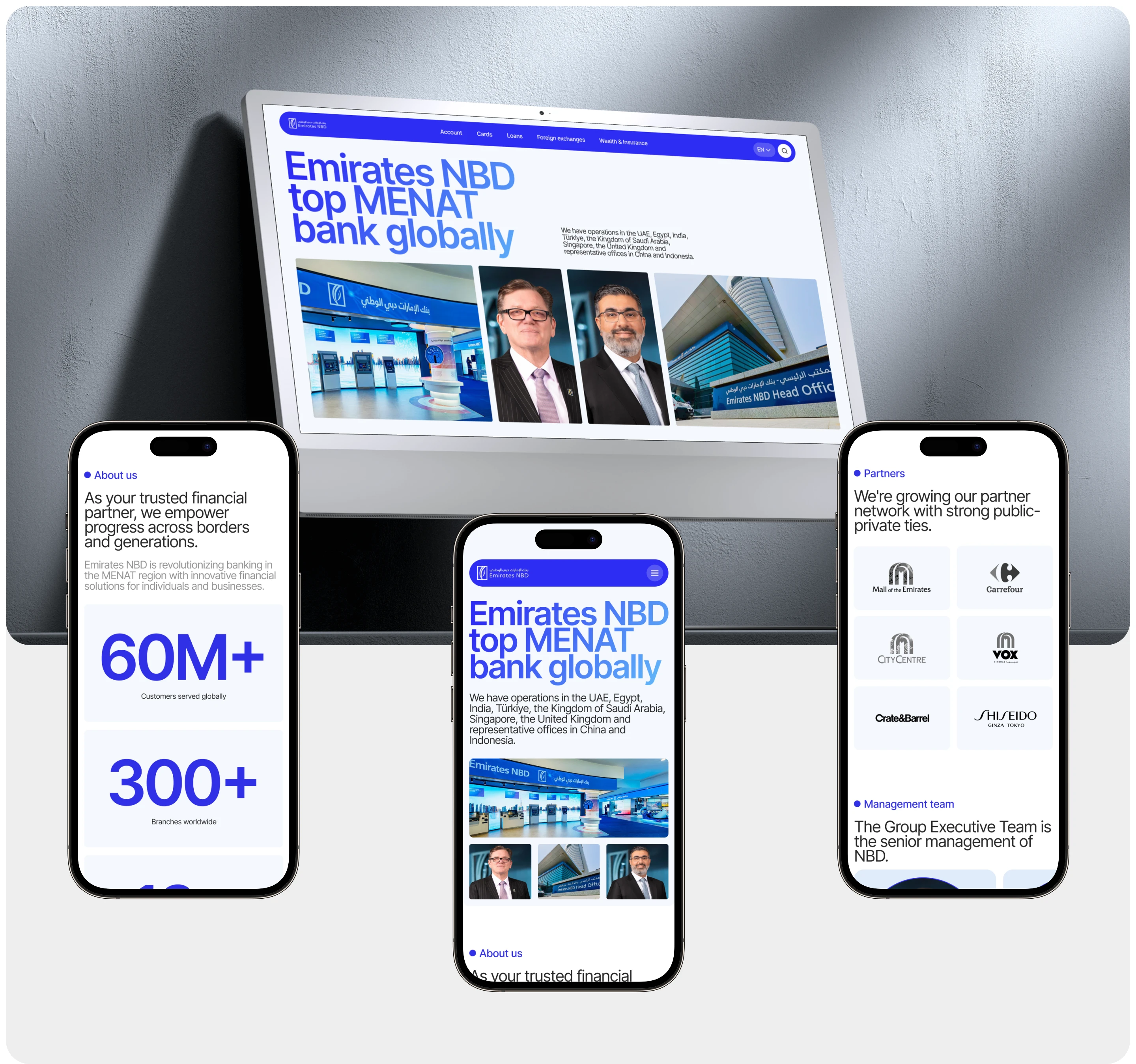 NBD BANK EMIRATES | CORPORATE WEBSITE — Изображение №14 — Интерфейсы, Графика на Dprofile