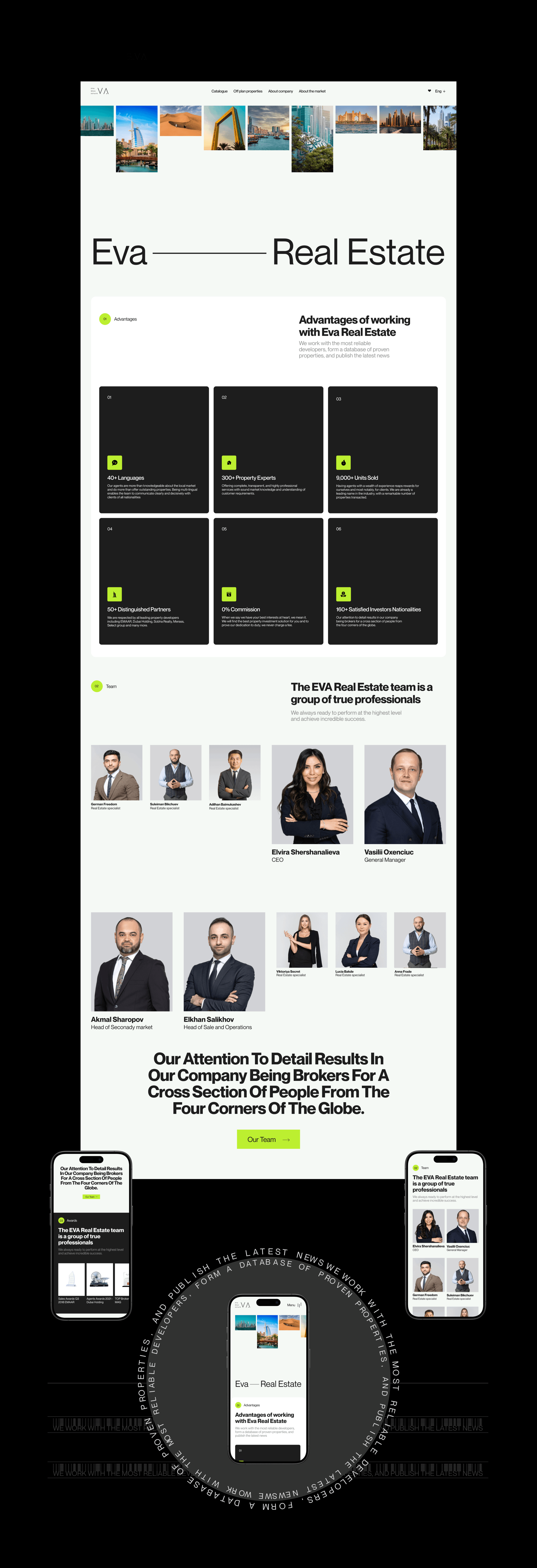 EVA | CORPORATE WEBSITE REDESIGN — Изображение №4 — Интерфейсы, Графика на Dprofile