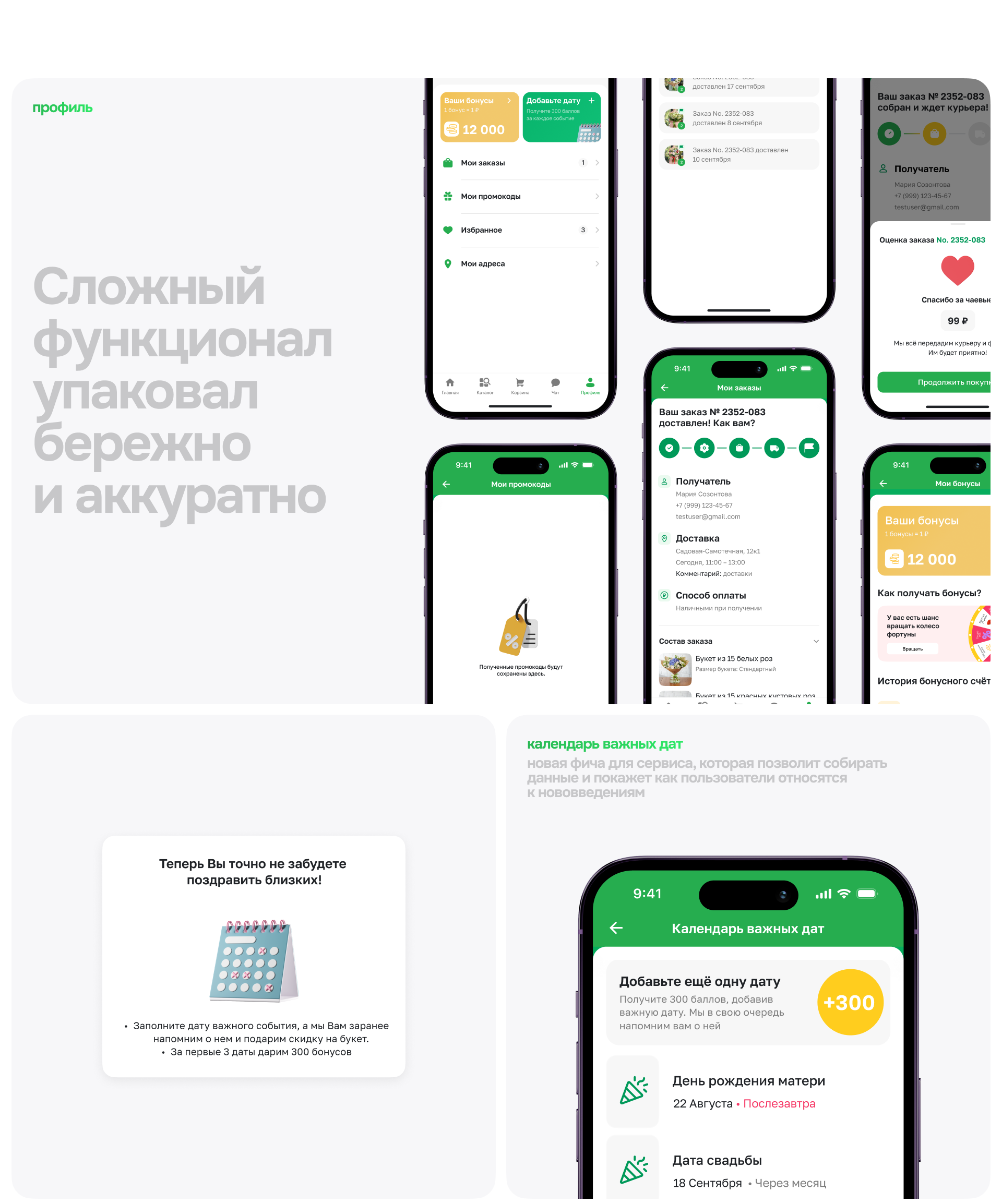 Редизайн сервиса Flor2u — Изображение №6 — Интерфейсы на Dprofile