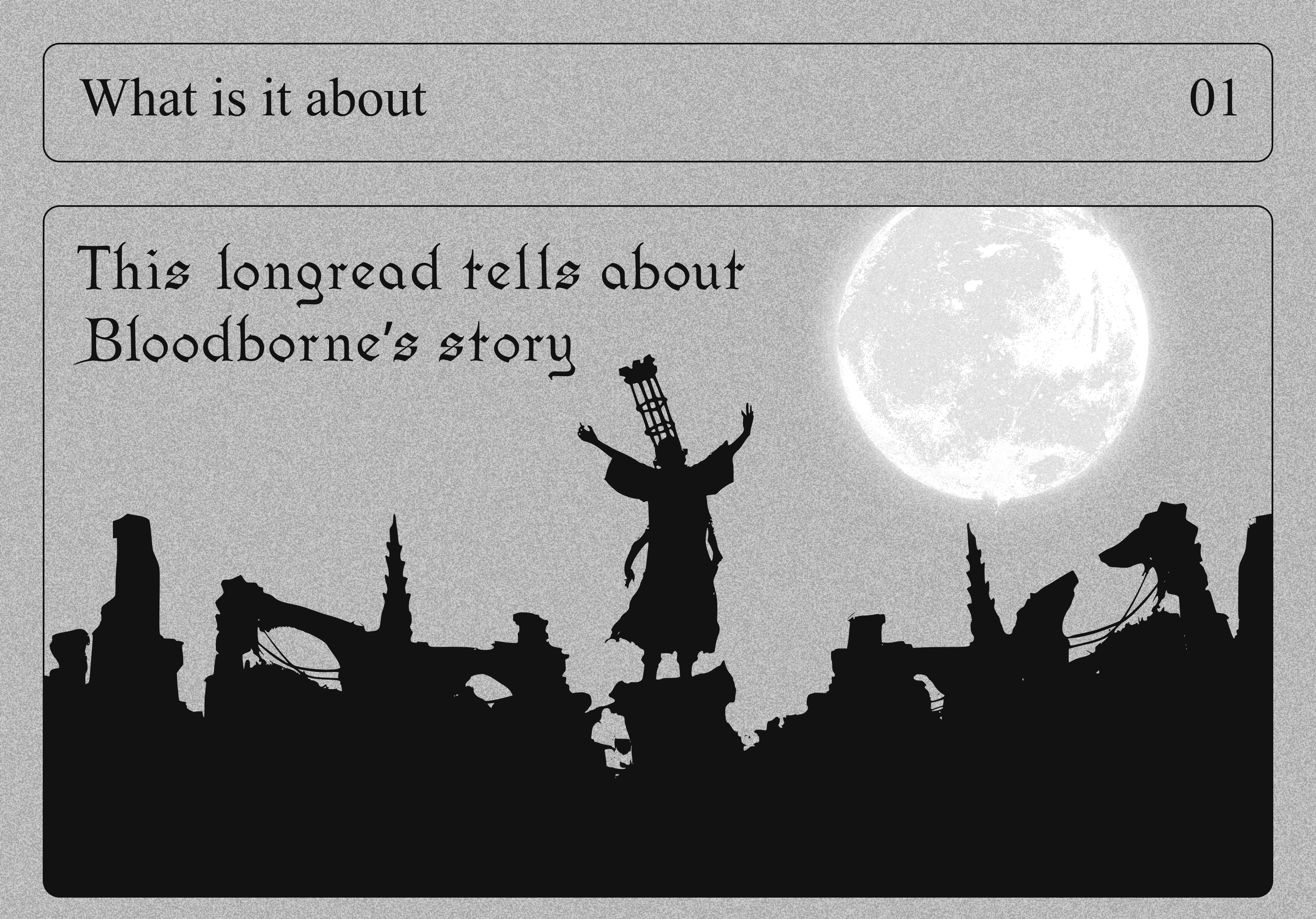 Longread about dark story of Bloodborne — Изображение №2 — Иллюстрация, Интерфейсы на Dprofile