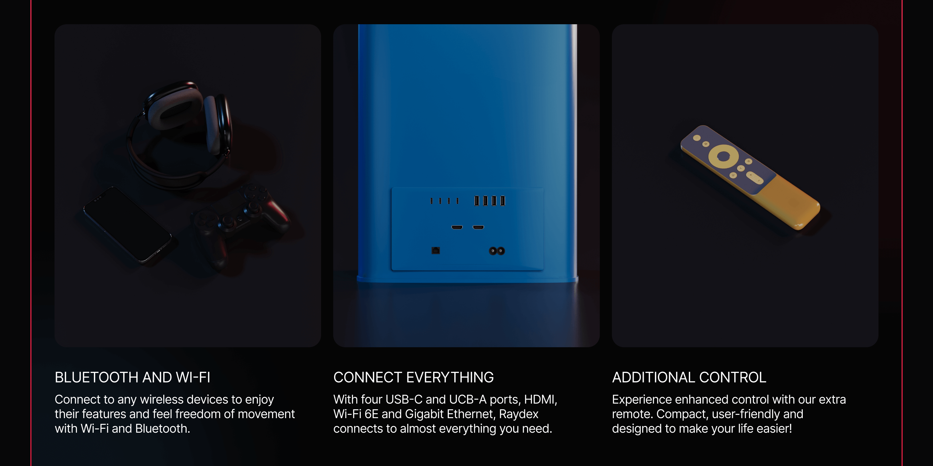 Raydex smart projector design — Изображение №9 — 3D, Интерфейсы на Dprofile