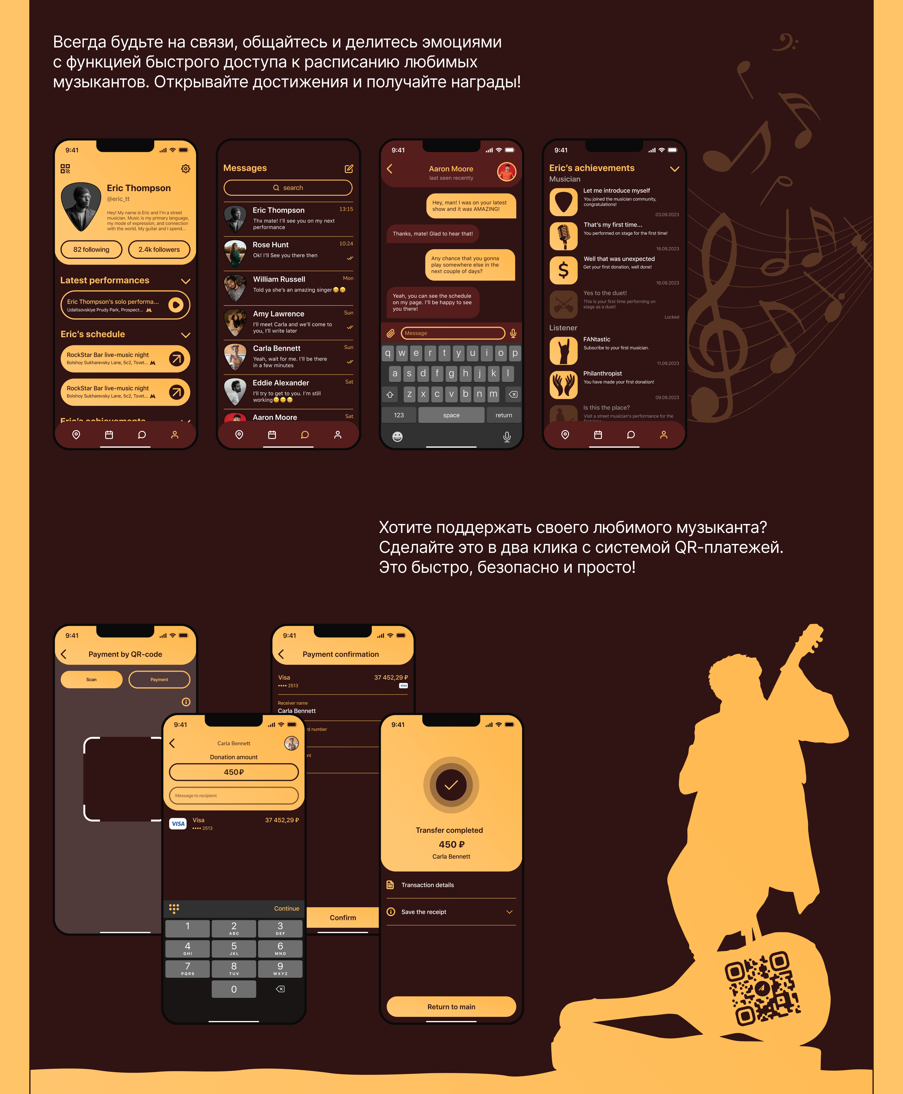Rythmap - mobile app for musicians — Изображение №8 — Иллюстрация, Интерфейсы на Dprofile