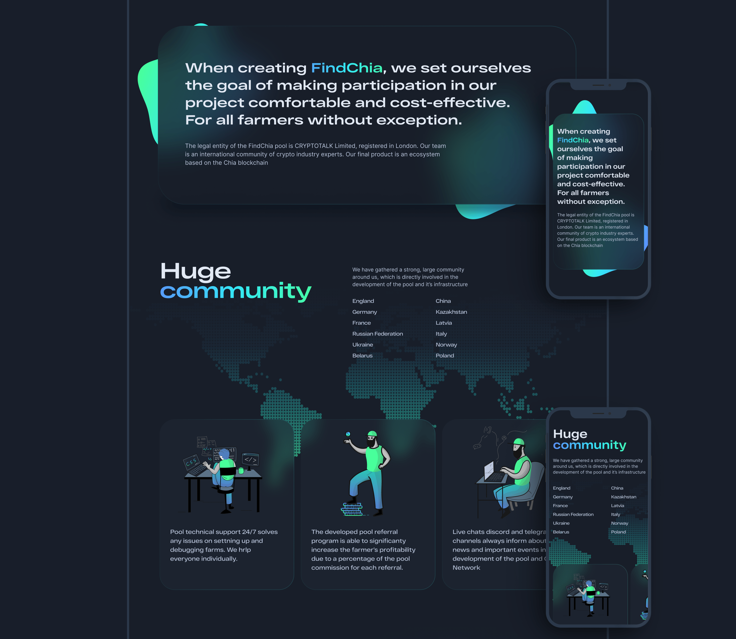 FindChia Mining Pool — Изображение №12 — Брендинг, Графика, Интерфейсы на Dprofile