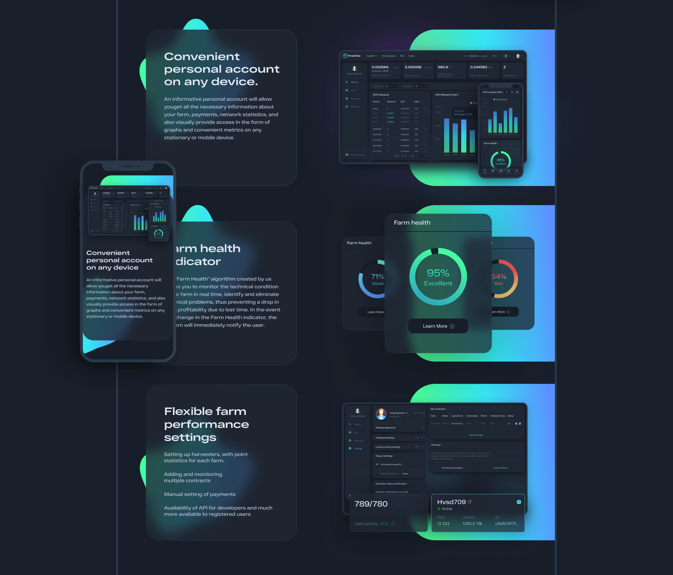 FindChia Mining Pool — Изображение №13 — Брендинг, Графика, Интерфейсы на Dprofile