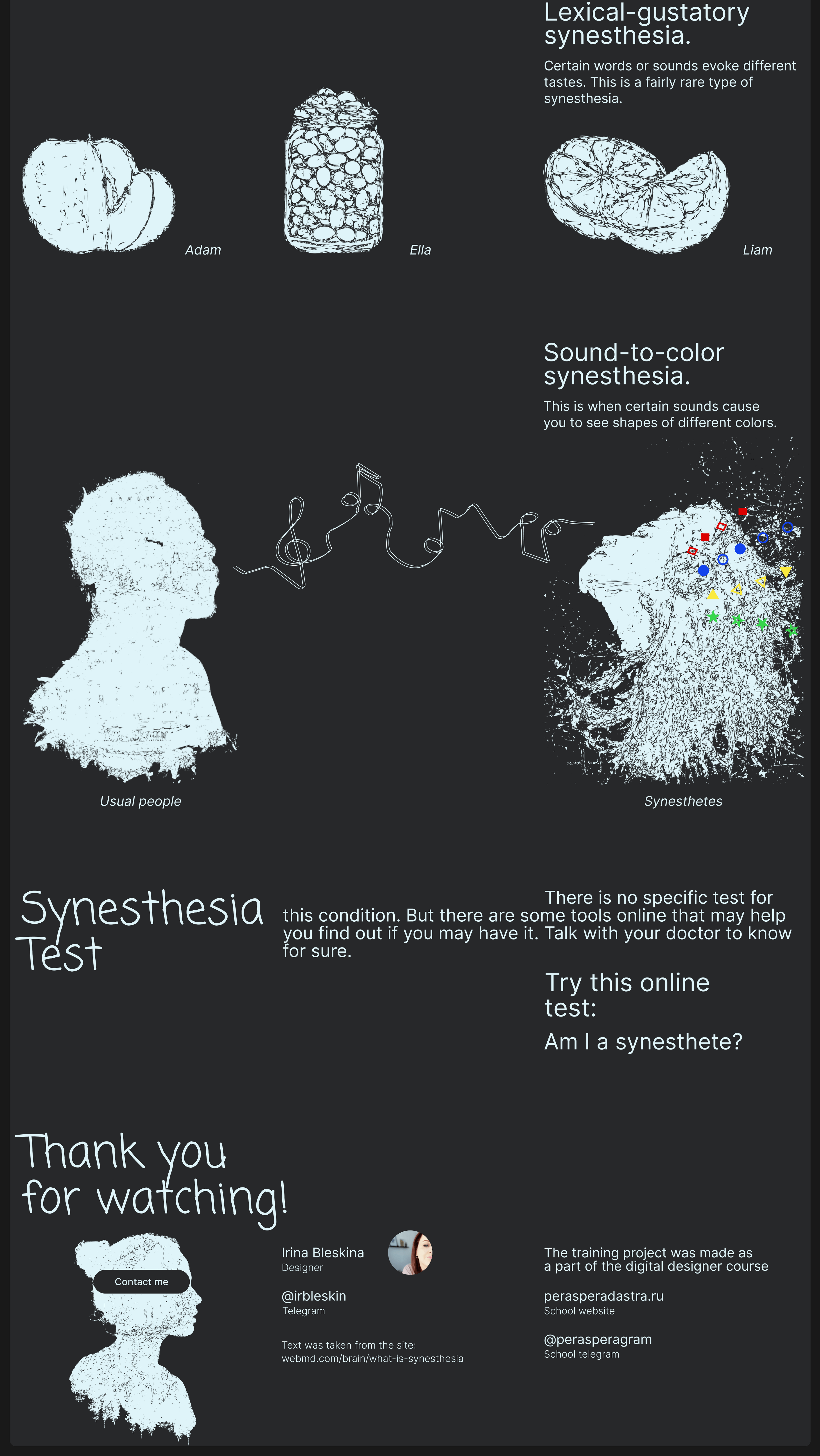 Лонгрид про синестезию — Изображение №5 — Иллюстрация, Графика на Dprofile