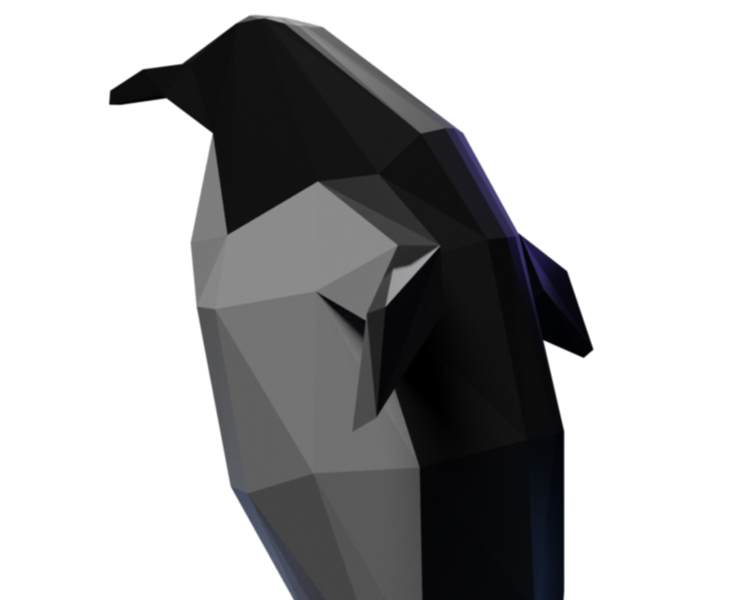 Пингвин — 3D на Dprofile