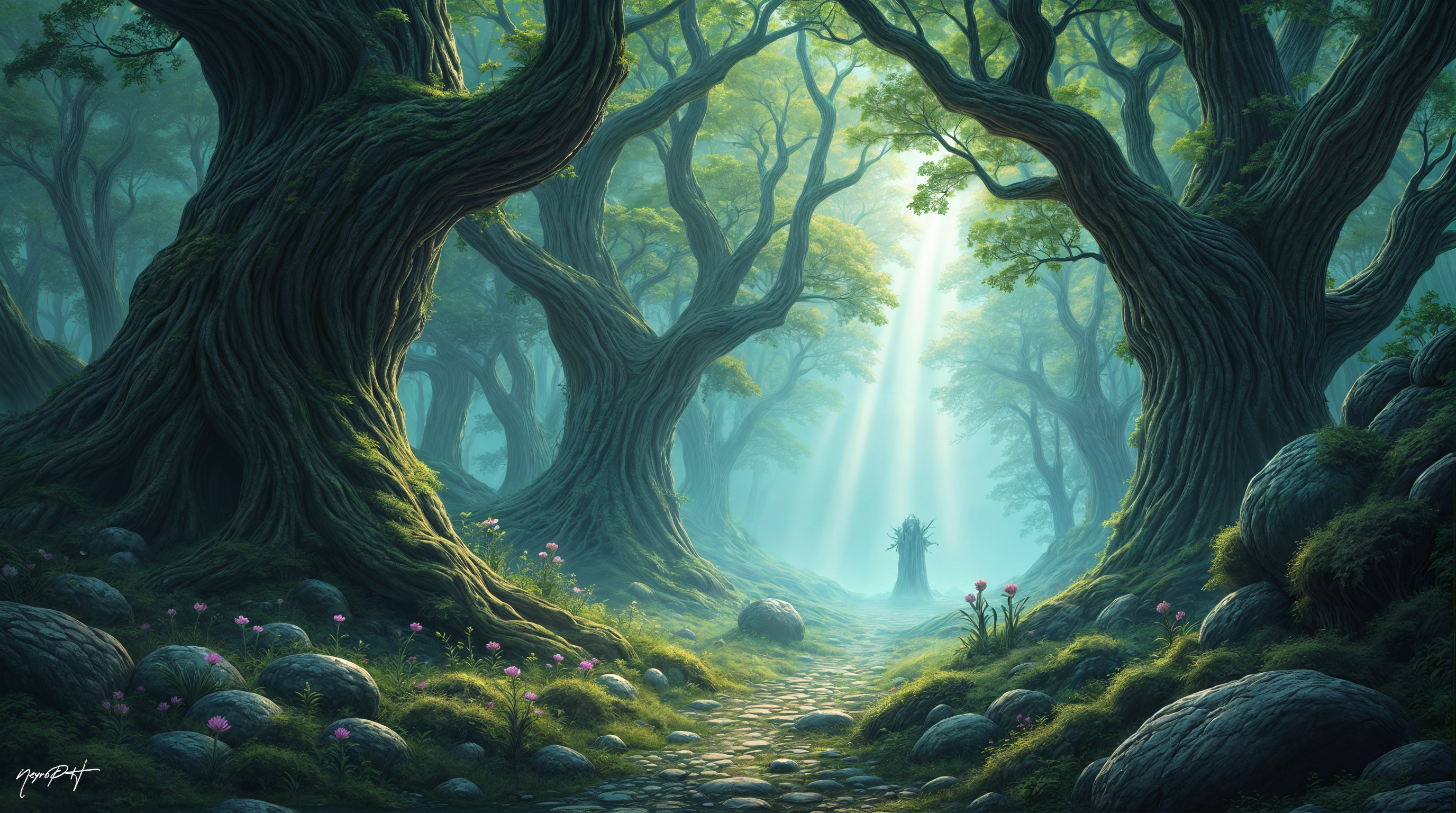 Mystical Forest — Изображение №1 — Иллюстрация, 3D на Dprofile