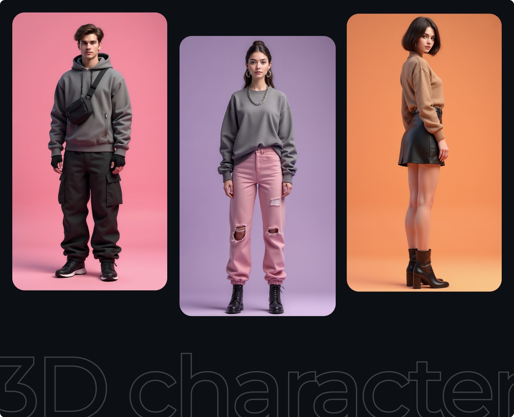 3D Fashion Style — Иллюстрация, 3D на Dprofile