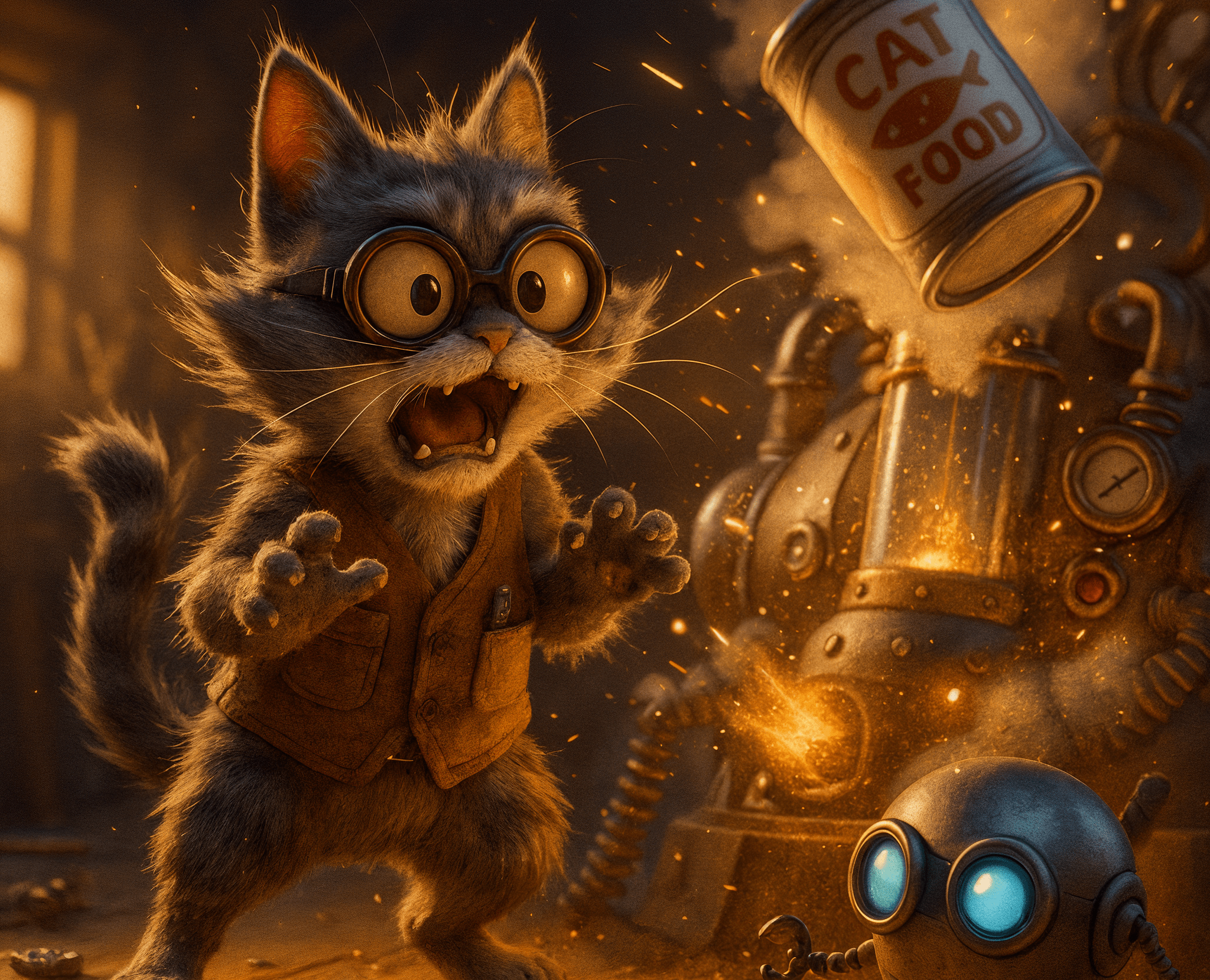 Cat Invertor — Иллюстрация, 3D на Dprofile