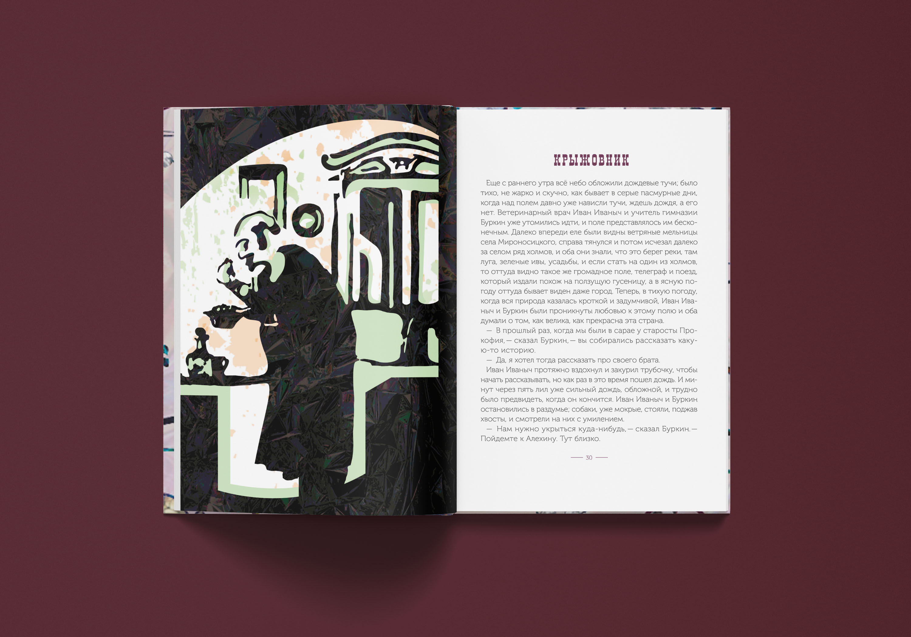 Книга А. П. Чехова — Изображение №8 — Иллюстрация, Графика на Dprofile