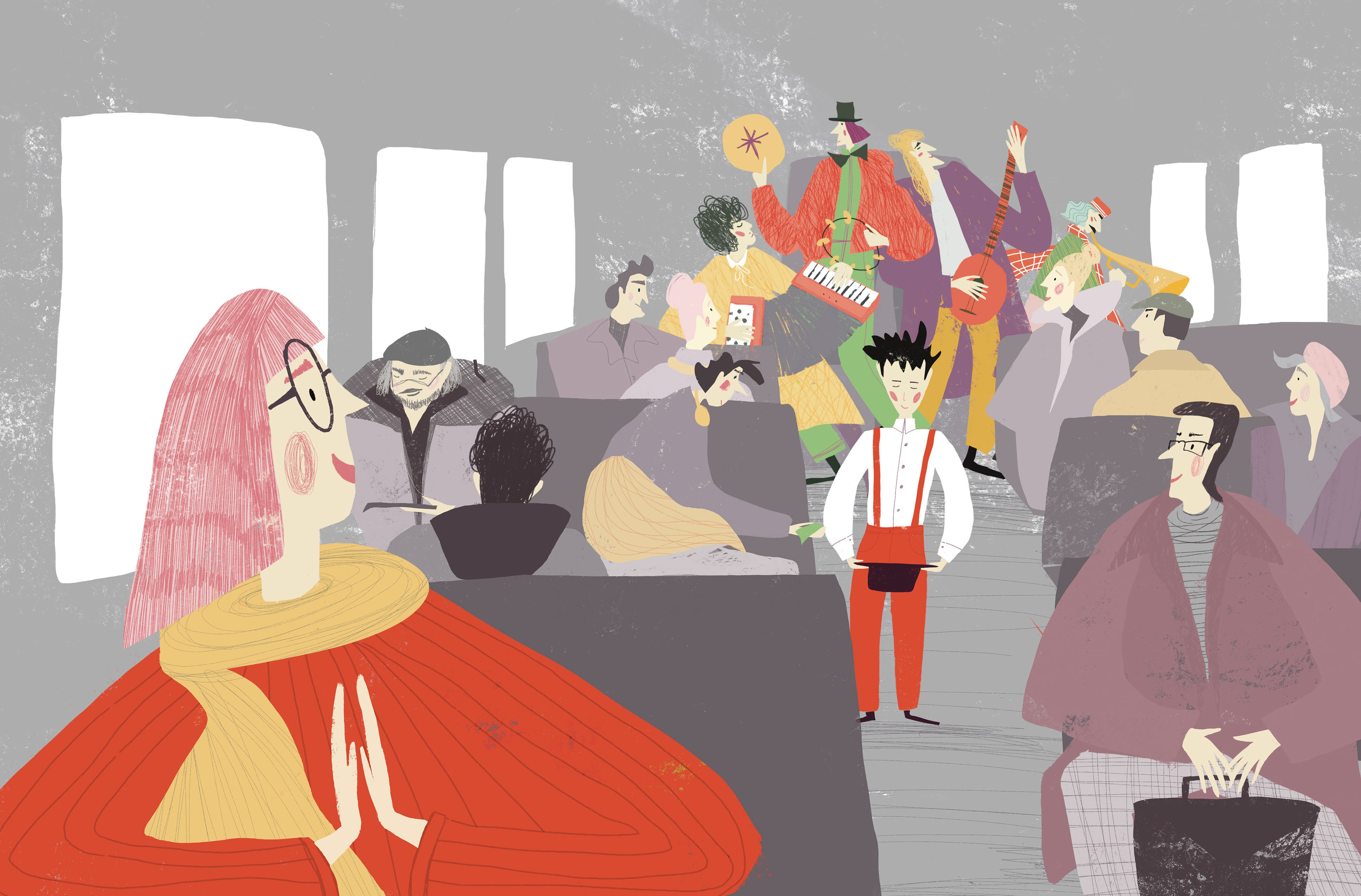 Иллюстрации для книги «Музыка перемен» — Изображение №25 — Иллюстрация на Dprofile