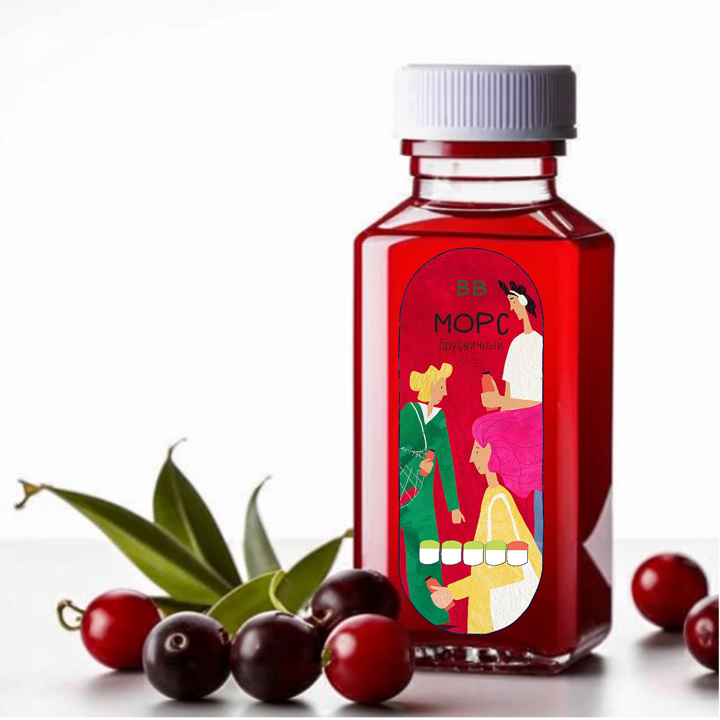МОРС&ВкусВилл. Этикетка для морса — Изображение №19 — Иллюстрация на Dprofile