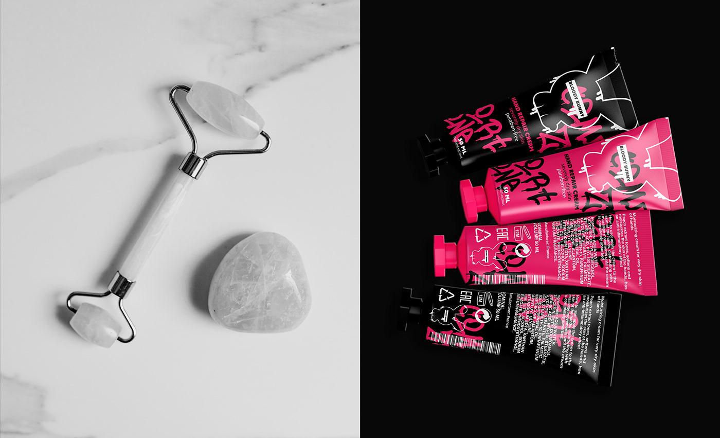 BLOODY BUNNY — Skin Care Brand Identity & Packaging — Изображение №5 — Брендинг на Dprofile