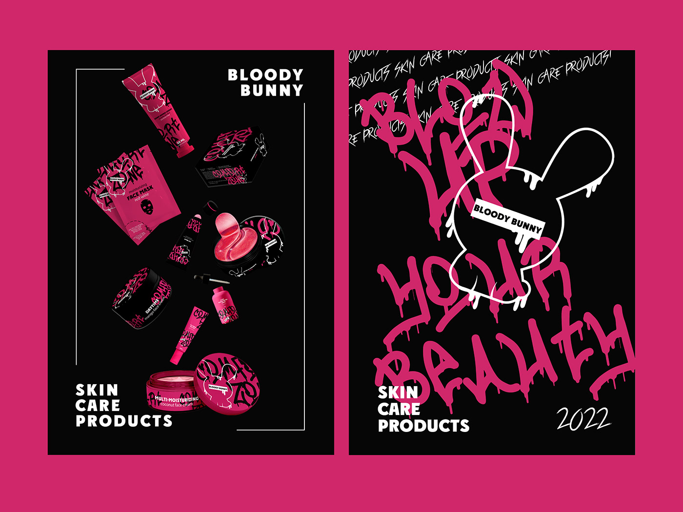 BLOODY BUNNY — Skin Care Brand Identity & Packaging — Изображение №15 — Брендинг на Dprofile