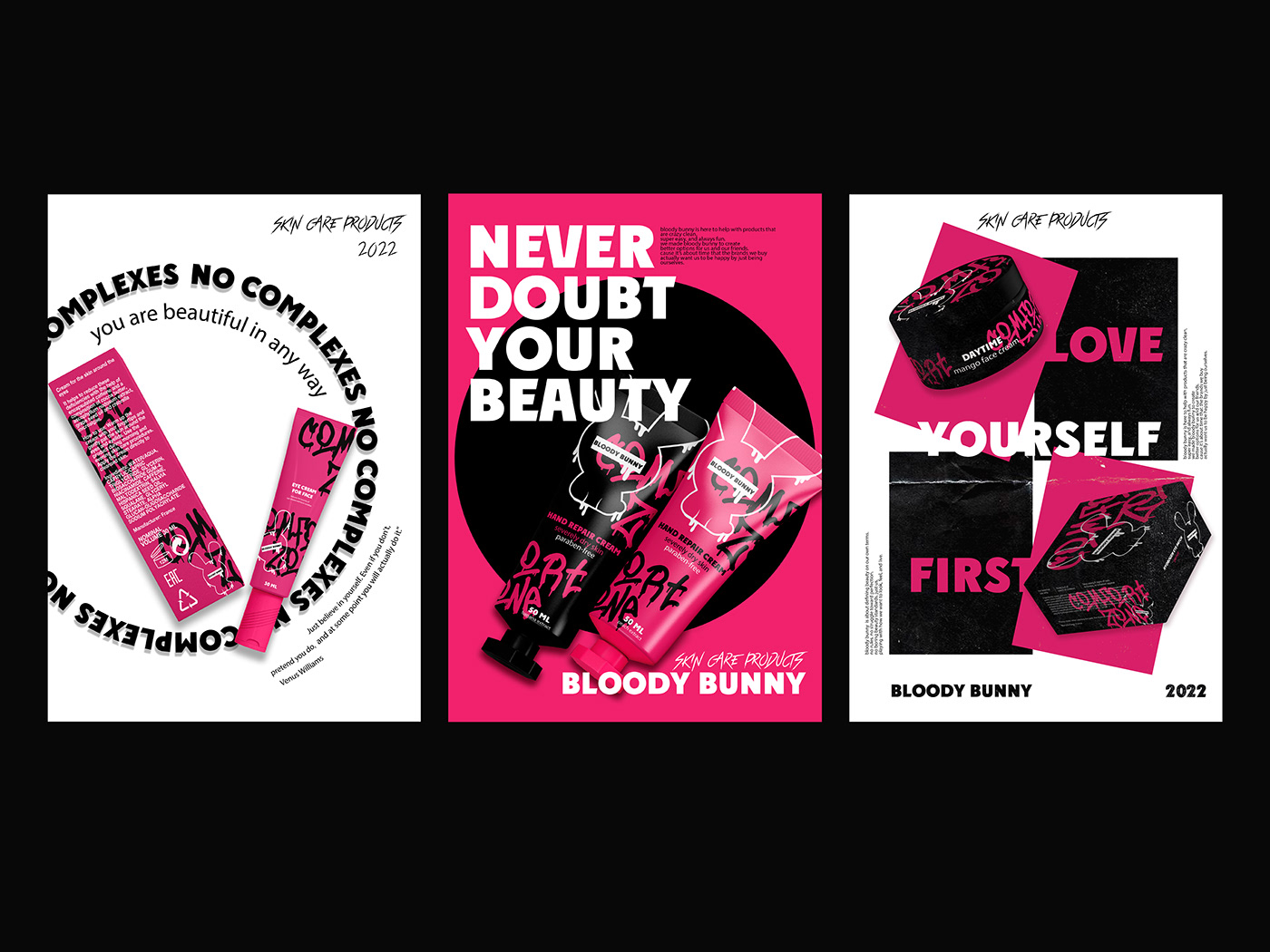 BLOODY BUNNY — Skin Care Brand Identity & Packaging — Изображение №18 — Брендинг на Dprofile